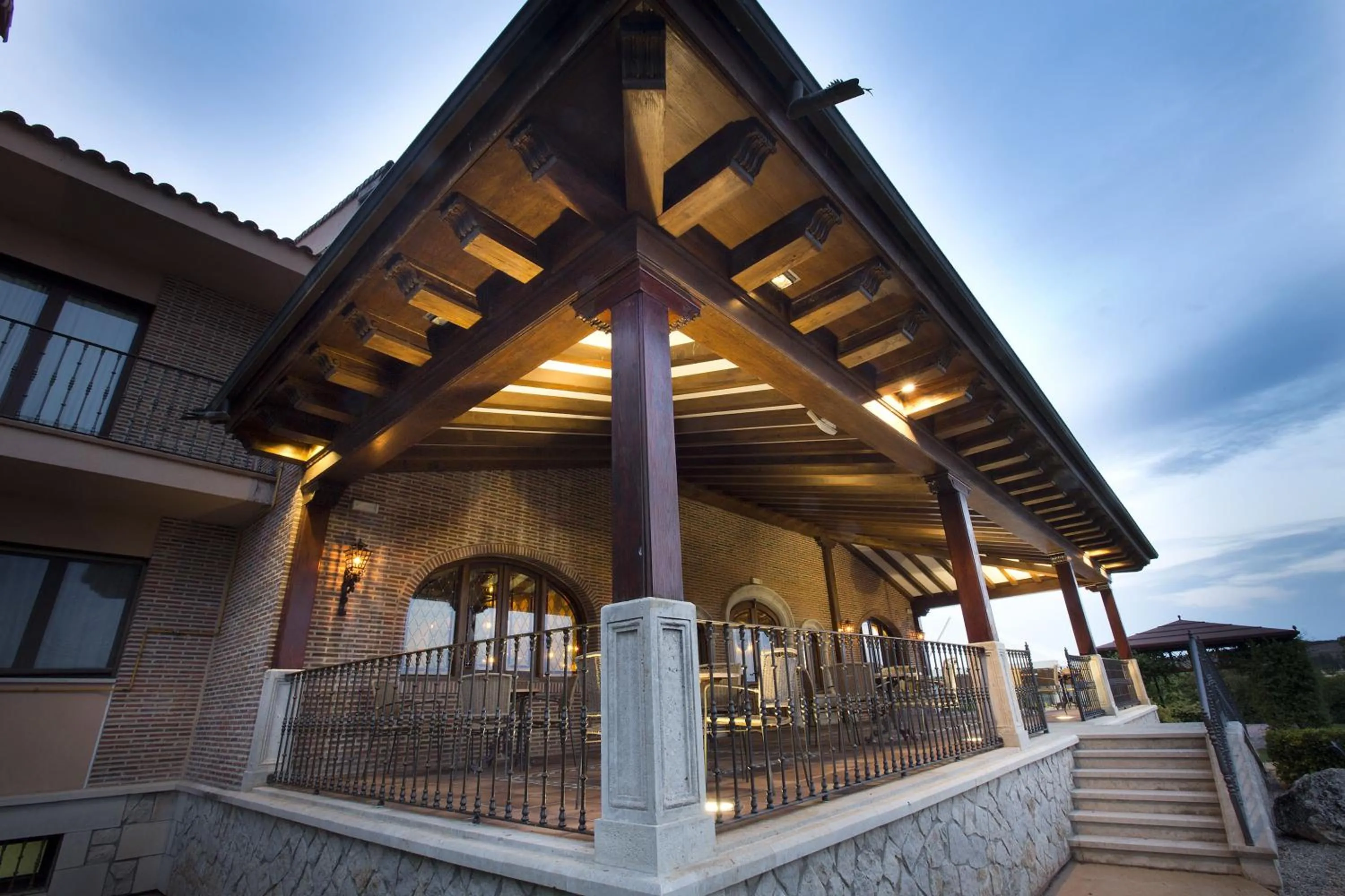 Balcony/Terrace in Hotel Spa Tudanca Aranda