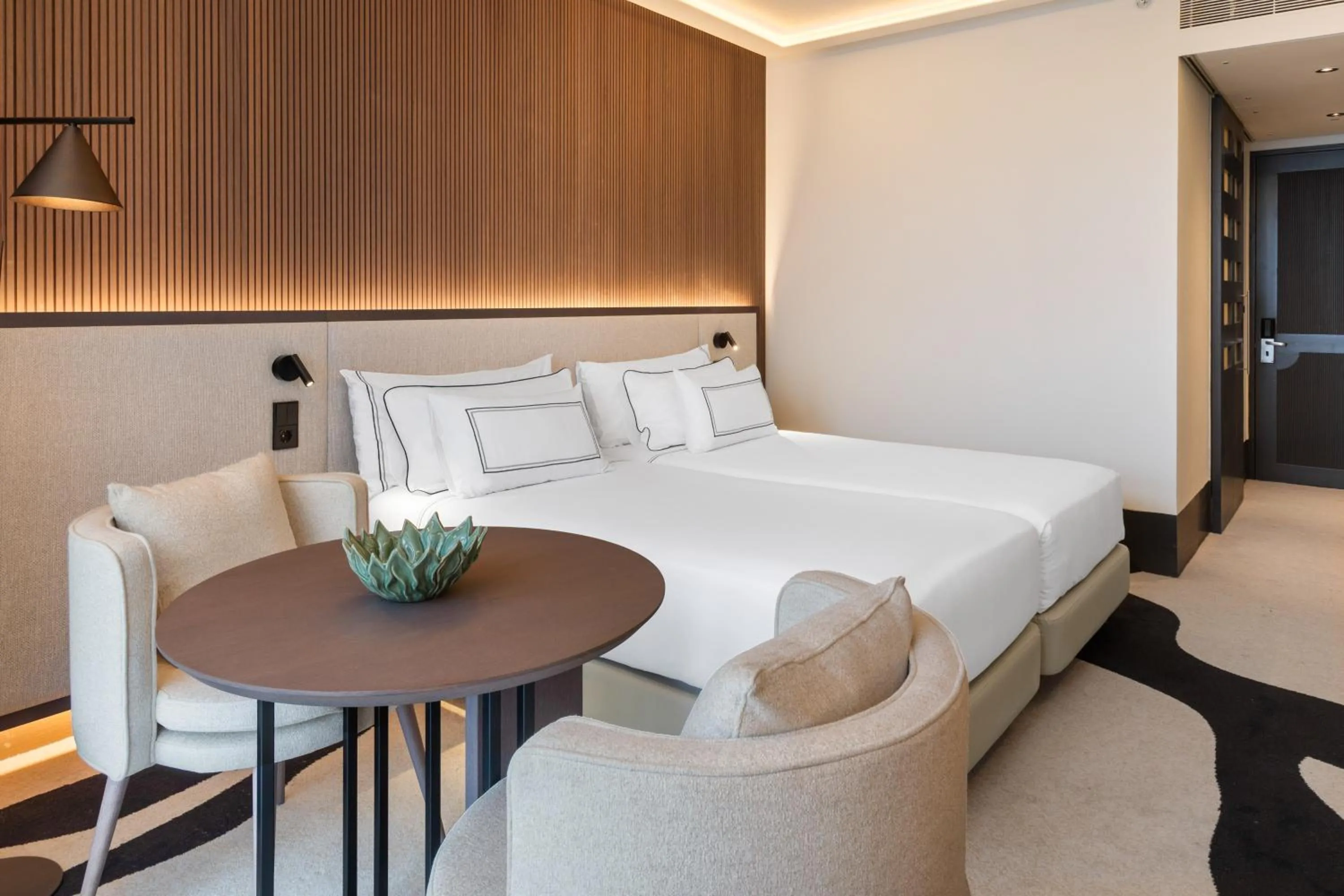 Bed in Hotel Meliá Bilbao