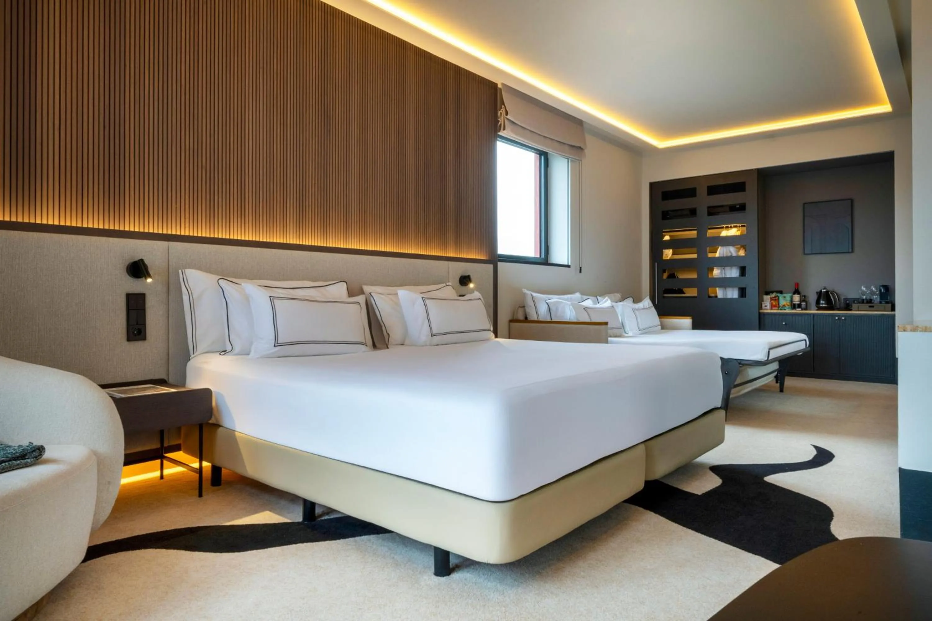 Bed in Hotel Meliá Bilbao