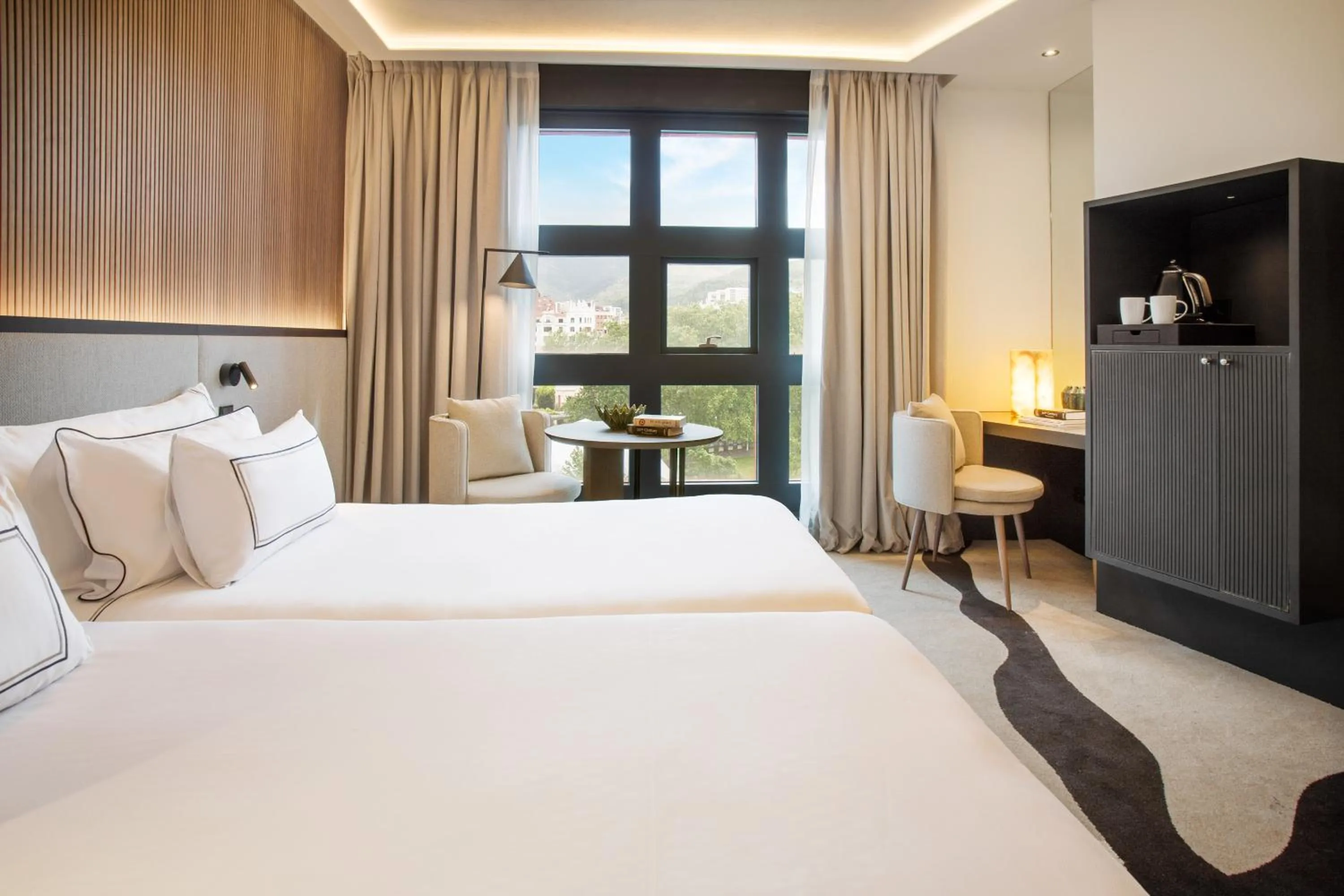 Bed in Hotel Meliá Bilbao