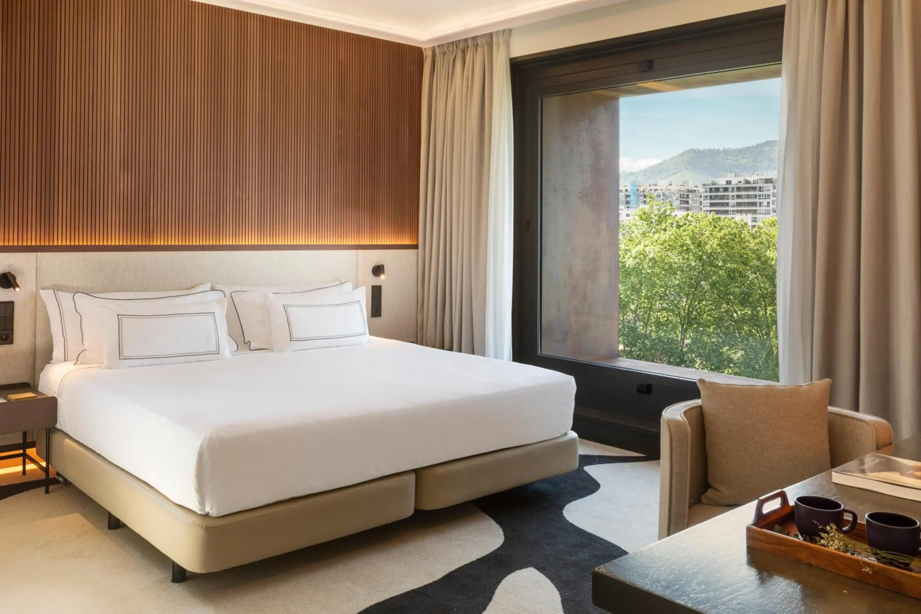 Bed in Hotel Meliá Bilbao