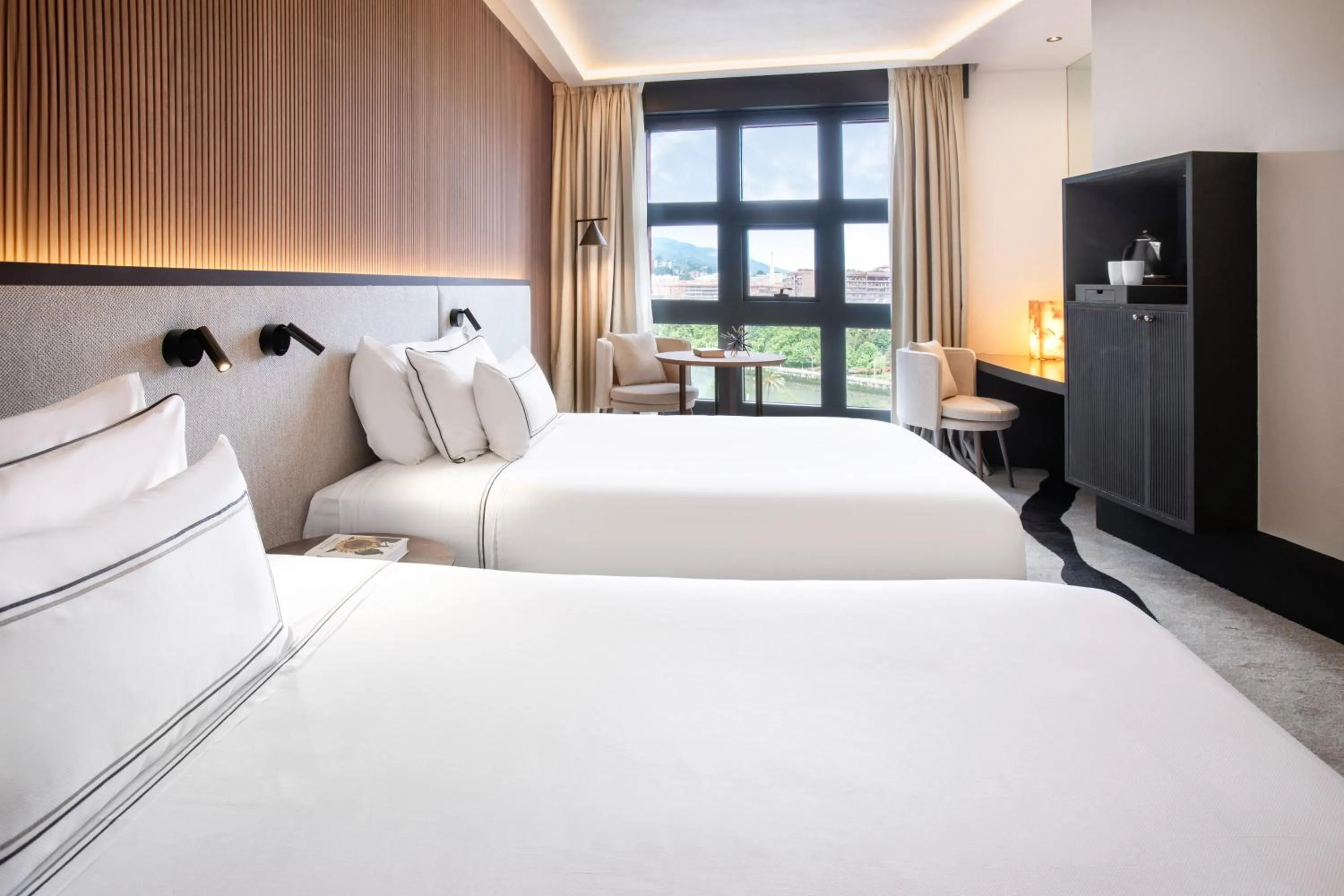 Bed in Hotel Meliá Bilbao