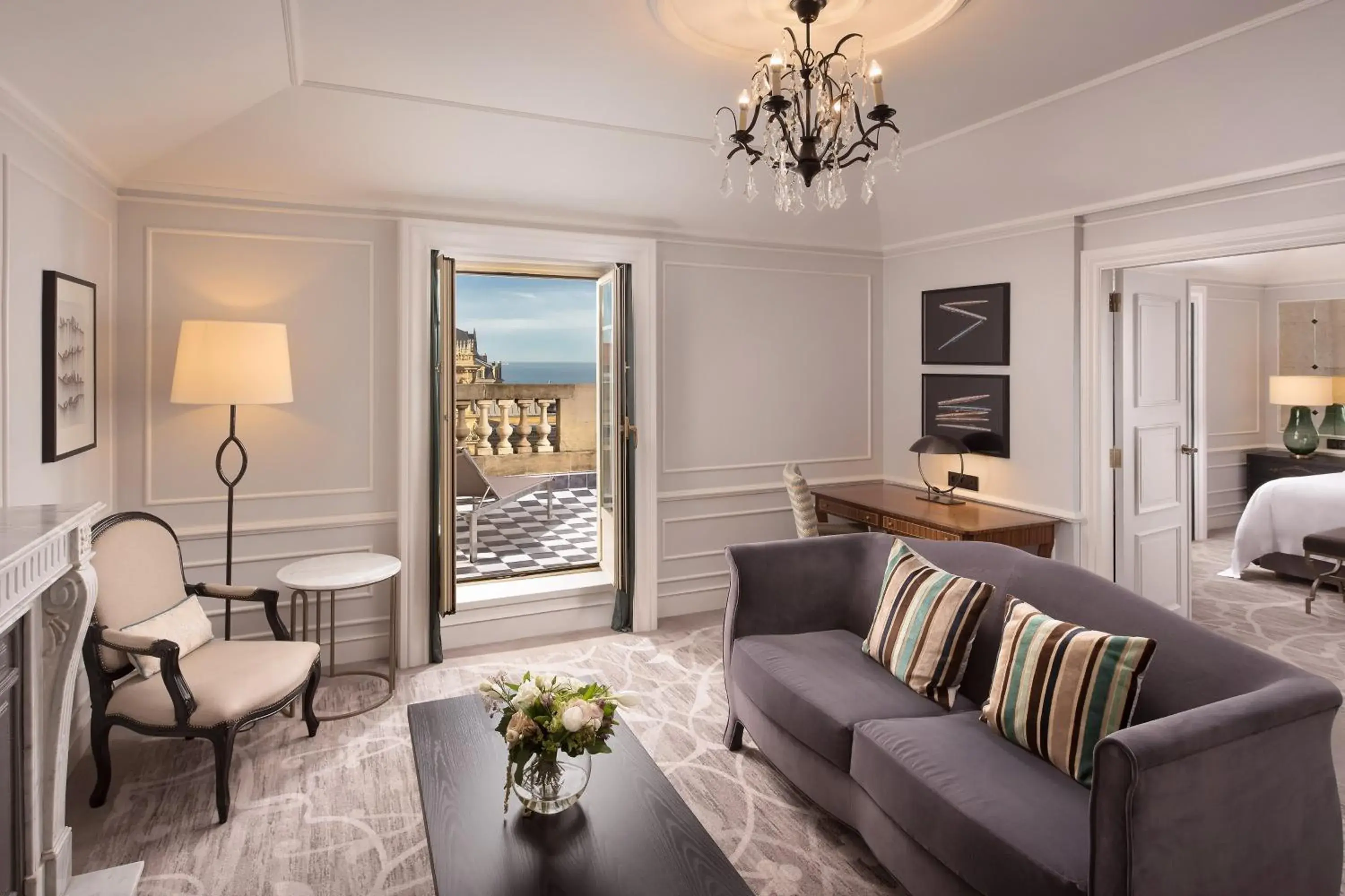 Terrace Suite, 1 Bedroom Suite, 1 King, River view, Terrace in Hotel Maria Cristina, a Luxury Collection Hotel, San Sebastian Terrace Suite, 1 Bedroom Suite, 1 King, River view, Terrace in Hotel Maria Cristina, a Luxury Collection Hotel, San Sebastian