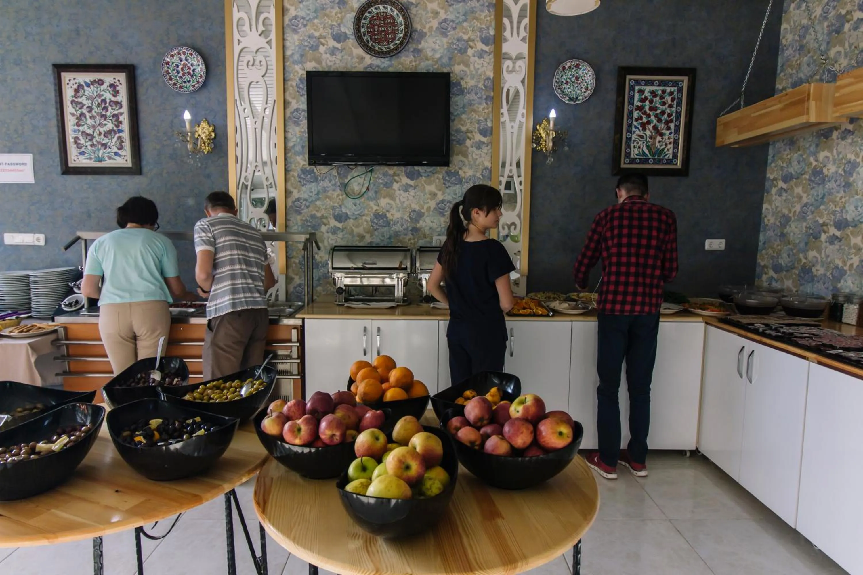 Food and drinks in Melrose Viewpoint Pansiyon