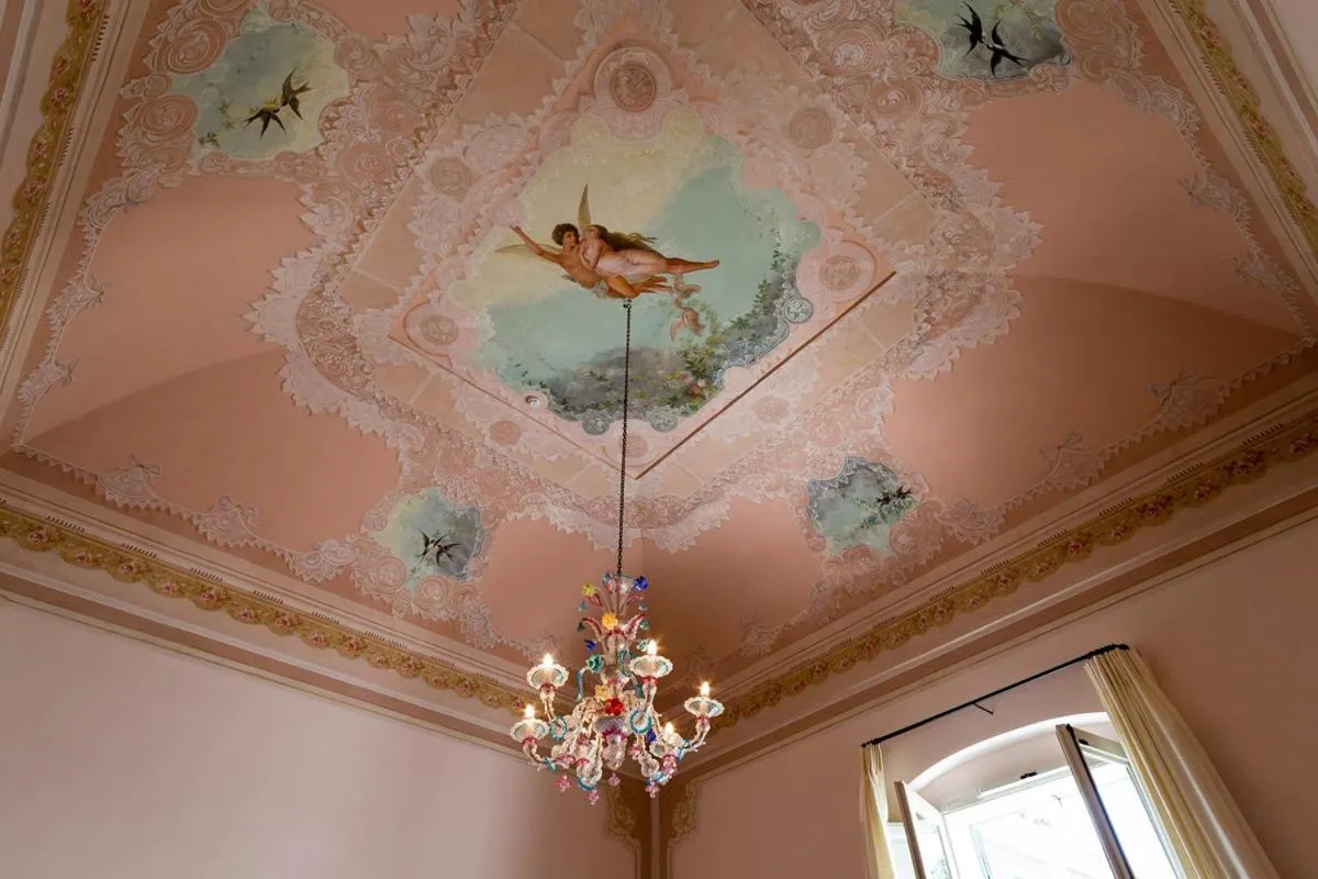 Decorative detail in Palazzo Margherita