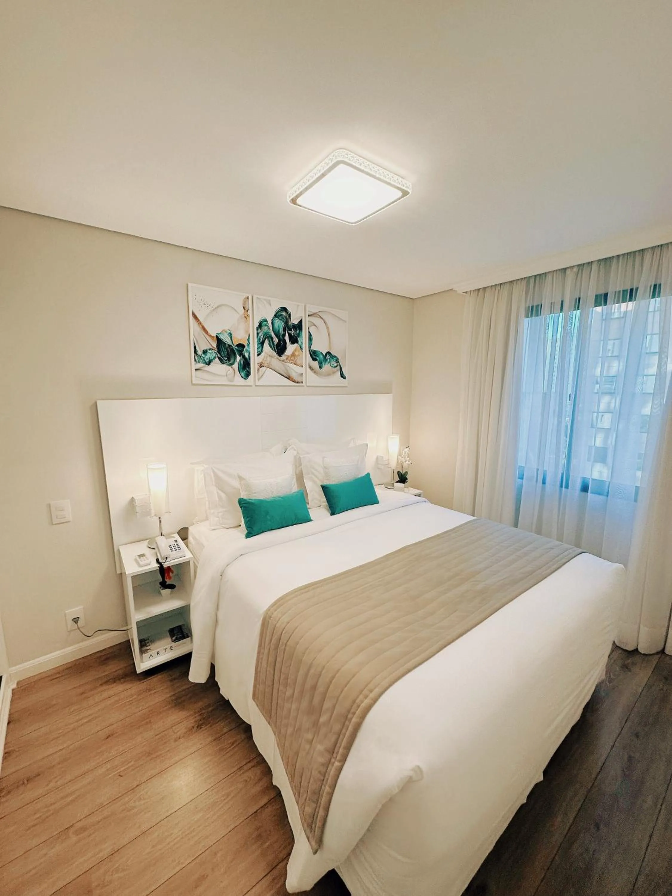 Bed in São Paulo Moema Times Square - Suite LUXO