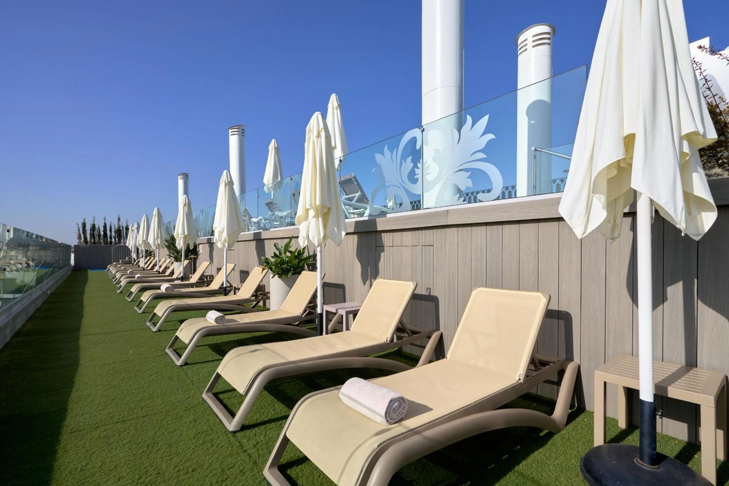 sunbed in Monte Triana