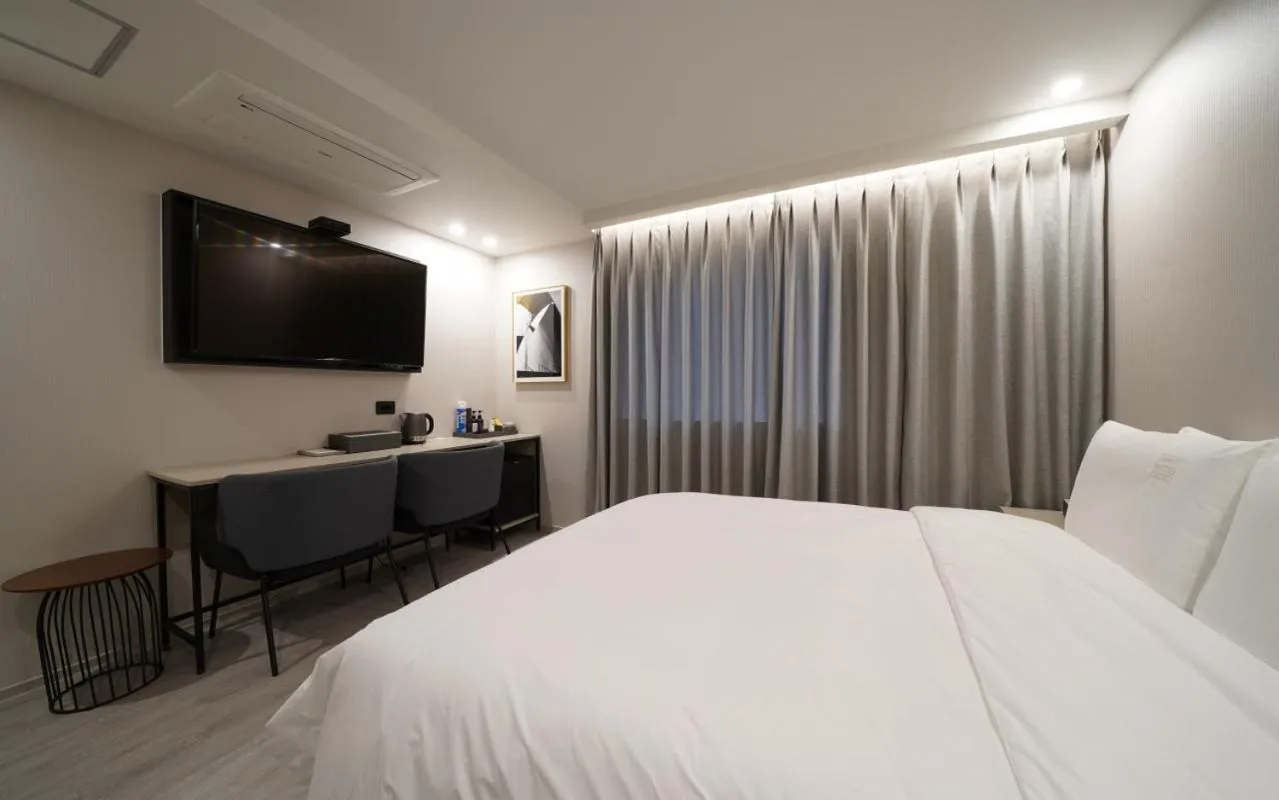 Bed in Ocean city hotel