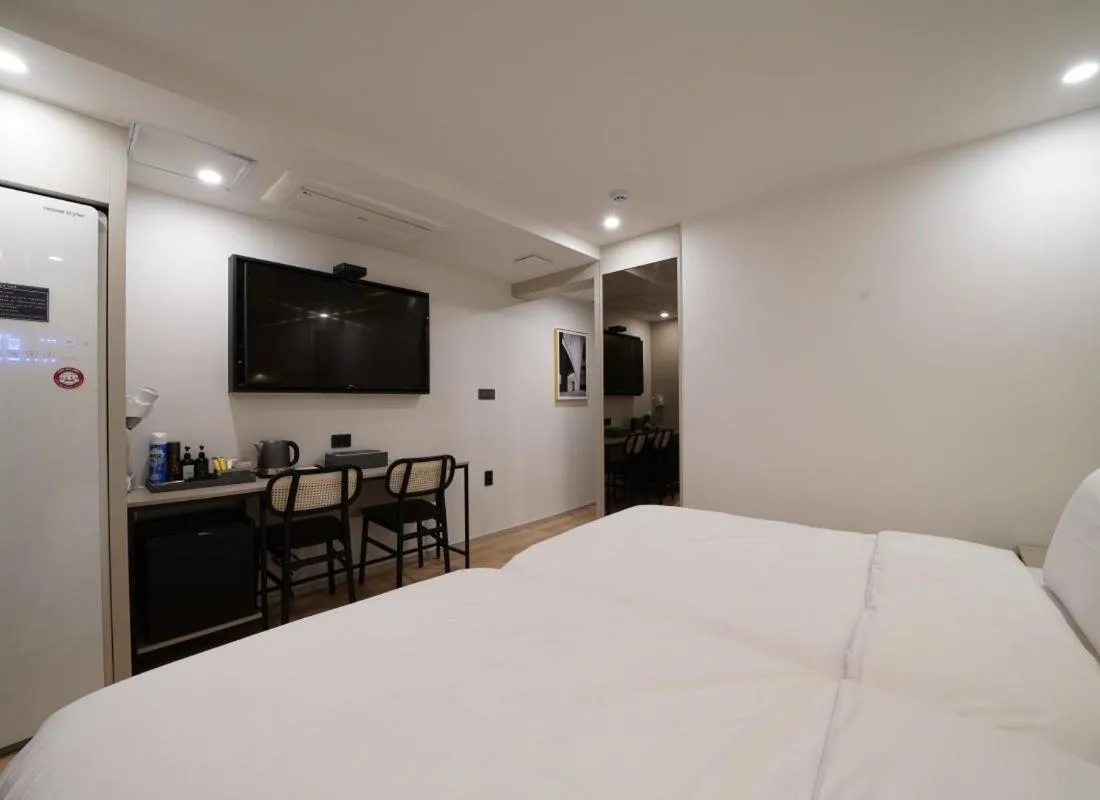 Bed in Ocean city hotel