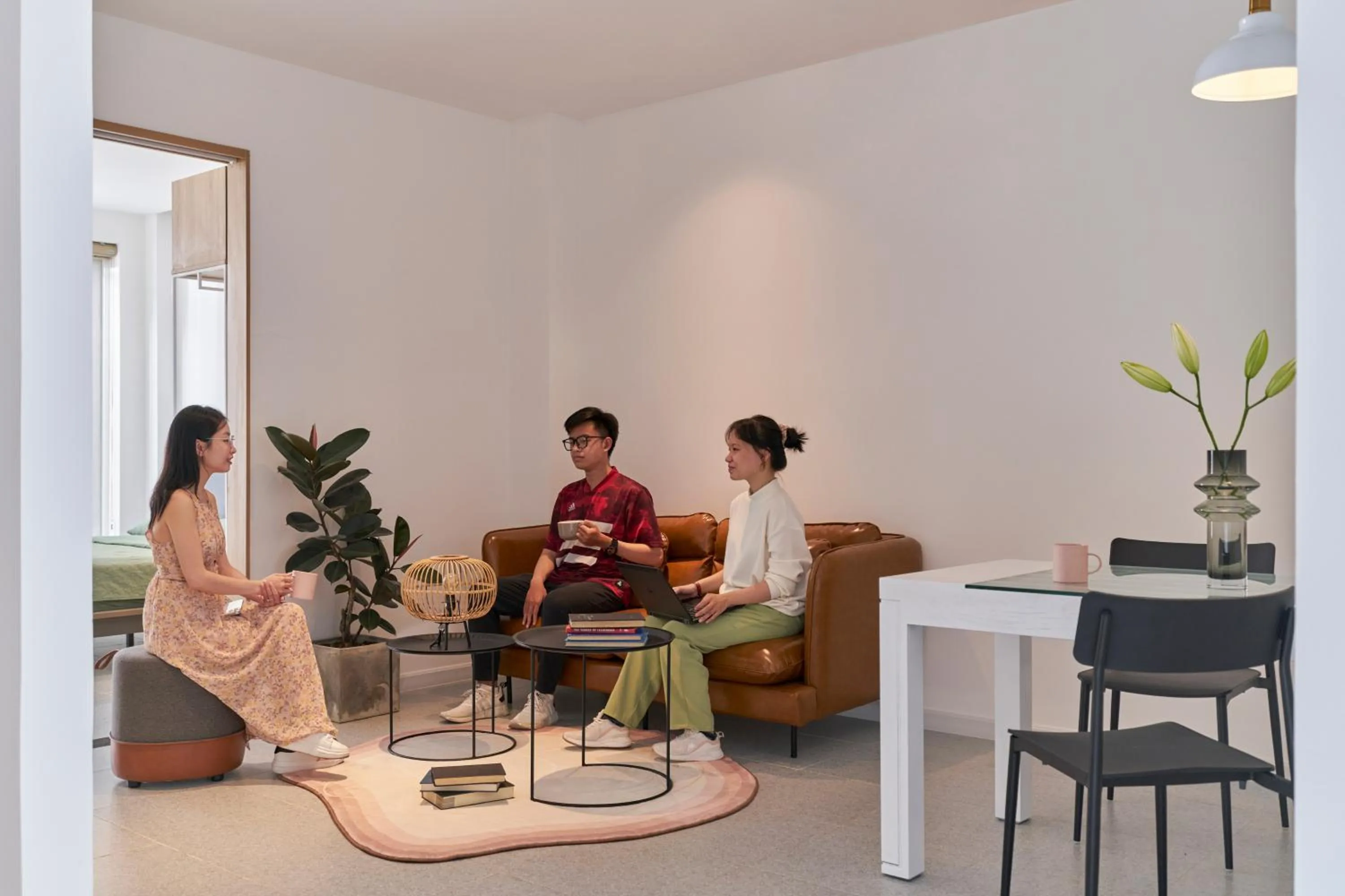 Seating area in M Village Living Nguyễn Văn Hưởng