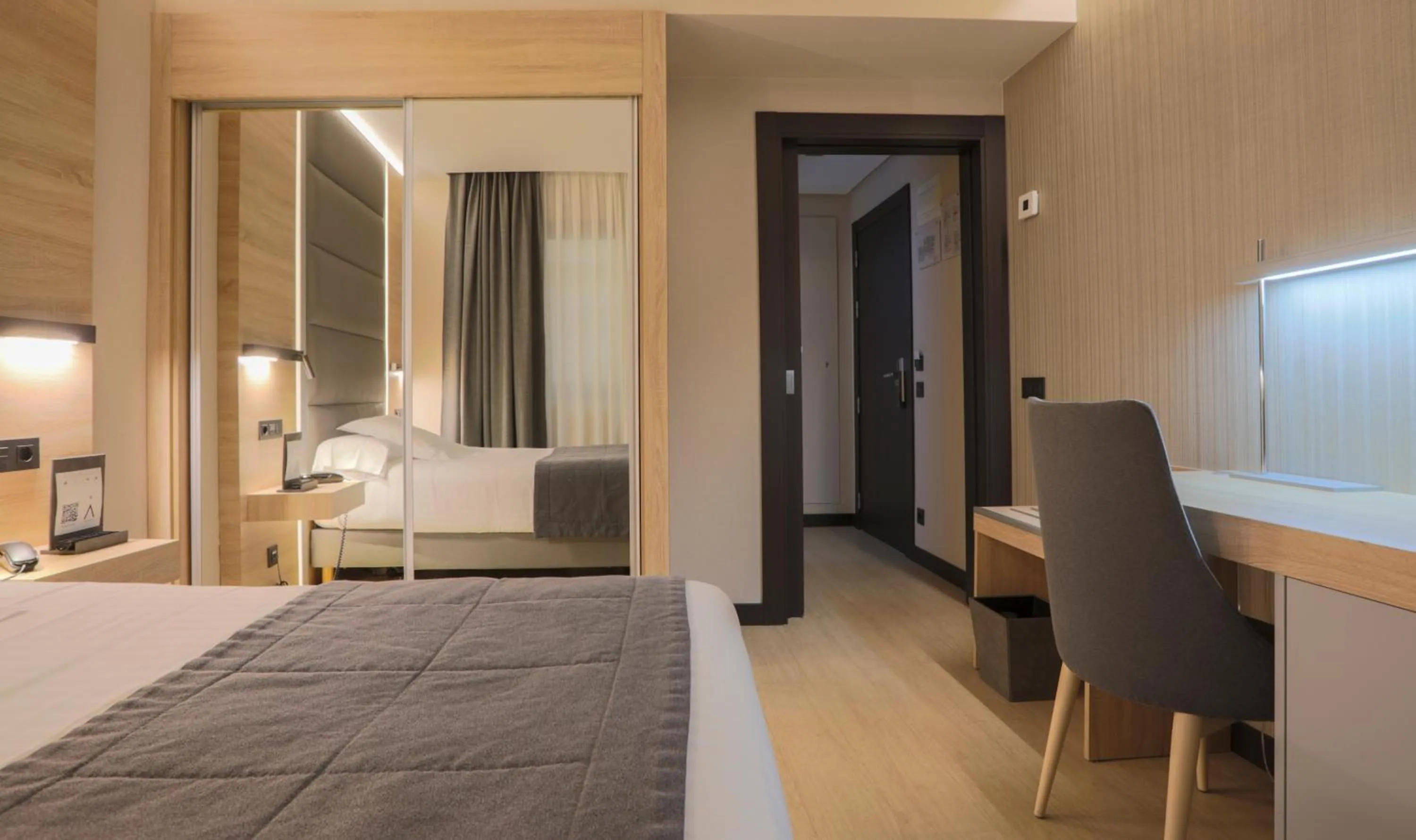 Decorative detail, Bed in Hotel Liabeny