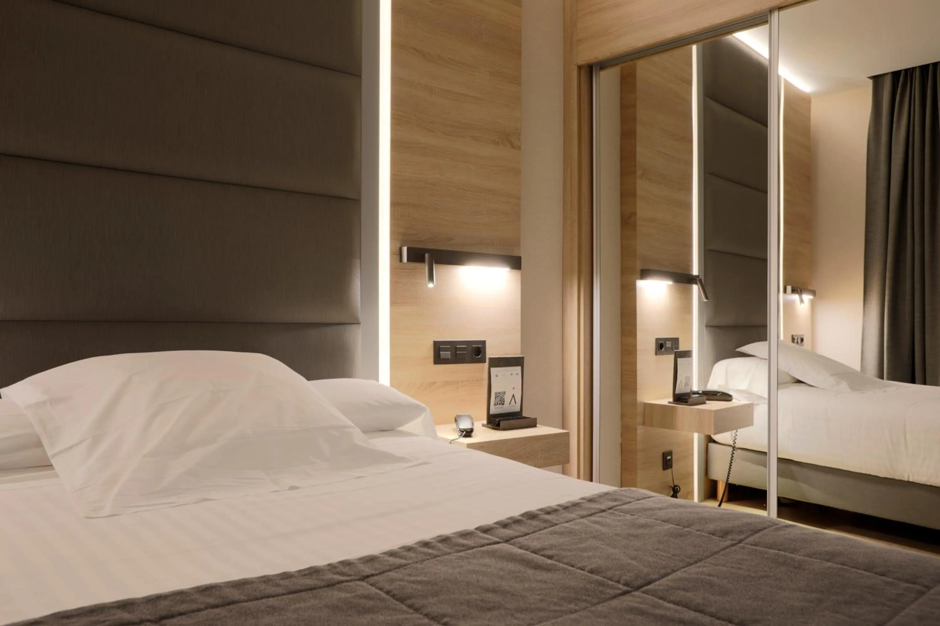 Bed in Hotel Liabeny