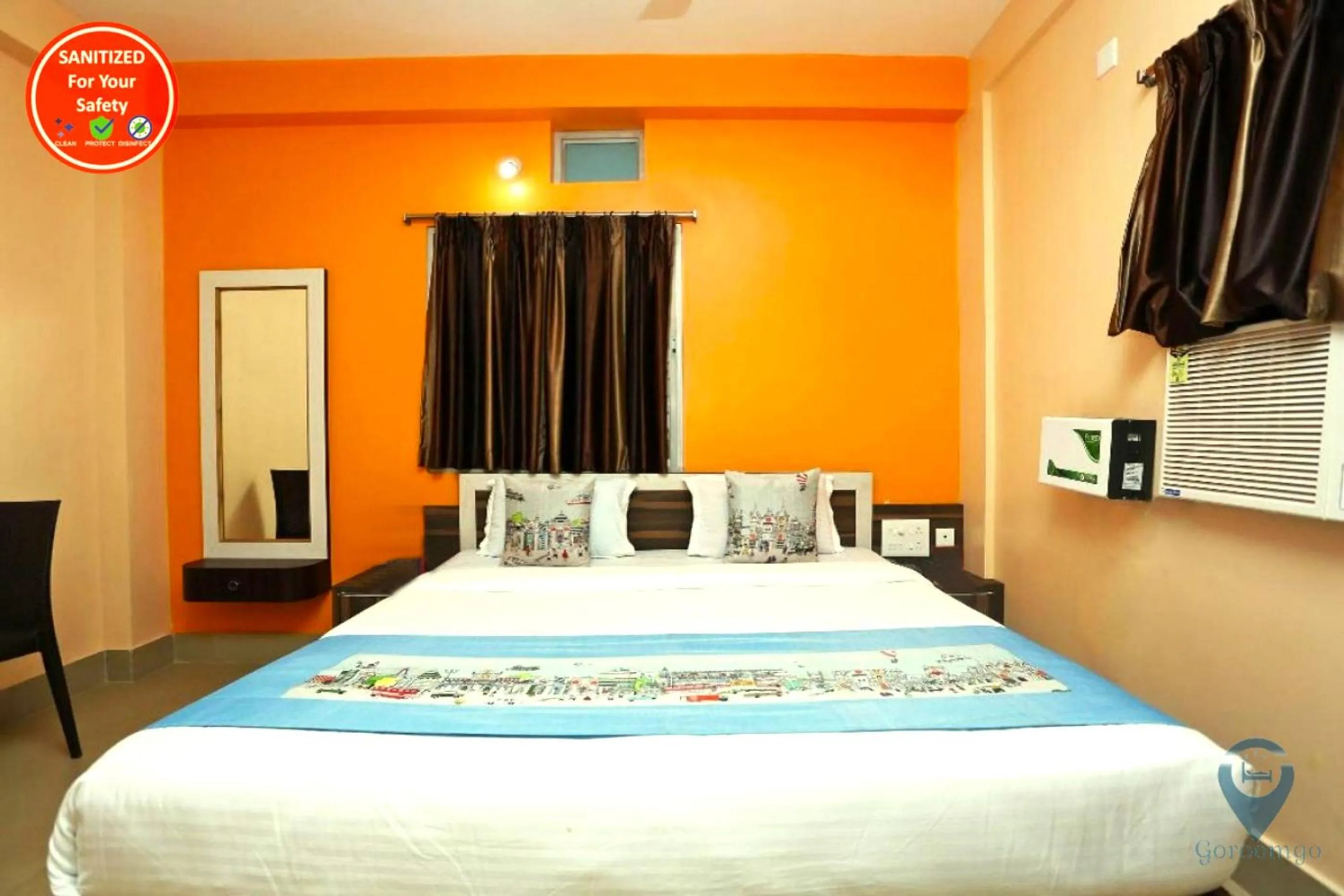 Bed in Goroomgo Krishna Residency Puri Near Sea Beach - Spacious Room with Excellent Service Awarded - Best Seller