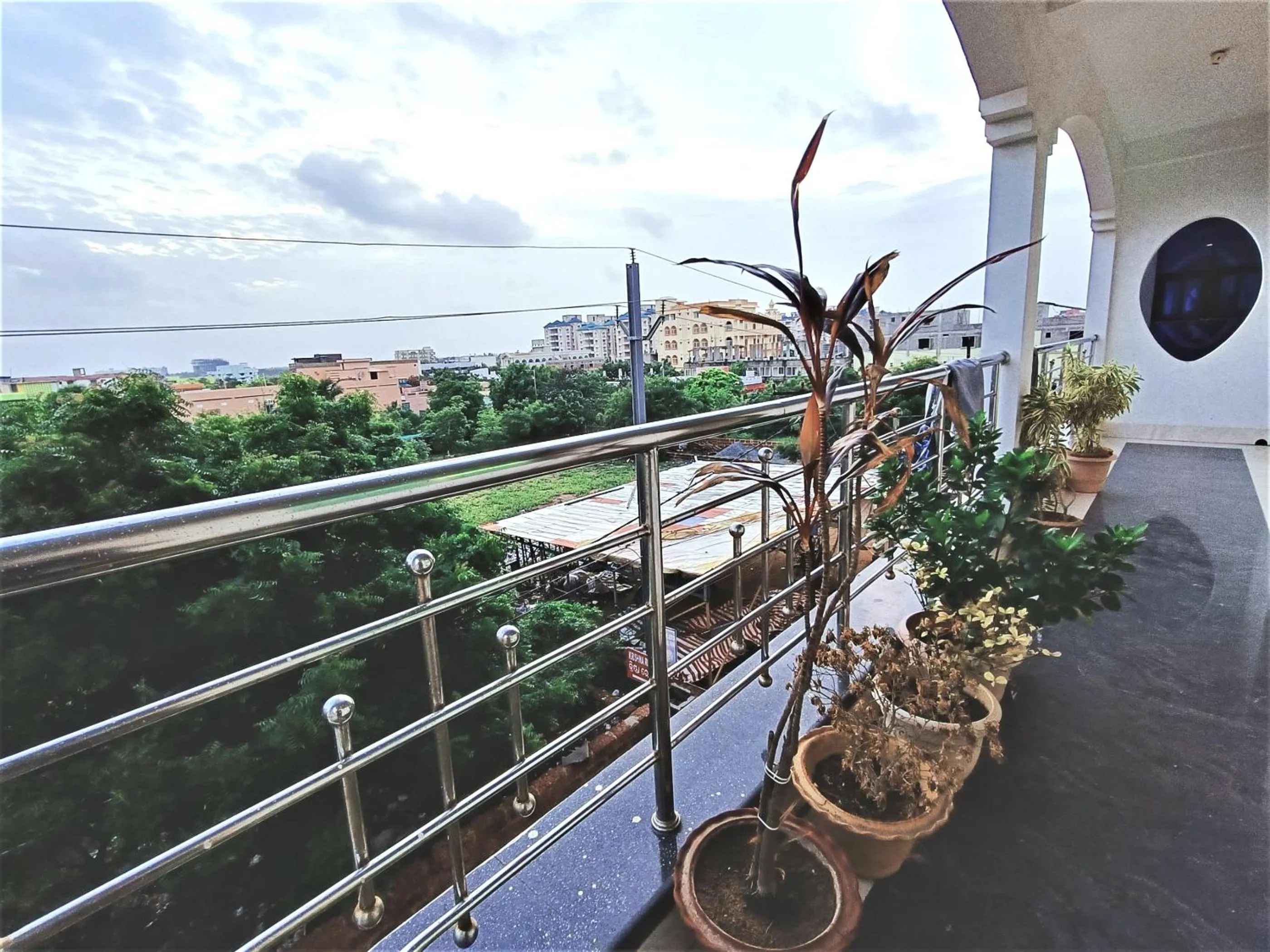 View (from property/room) in Goroomgo Krishna Residency Puri Near Sea Beach - Spacious Room with Excellent Service Awarded - Best Seller