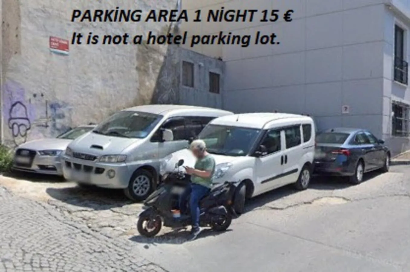 Parking in Kadirga Antik Hotel - Sultanahmet
