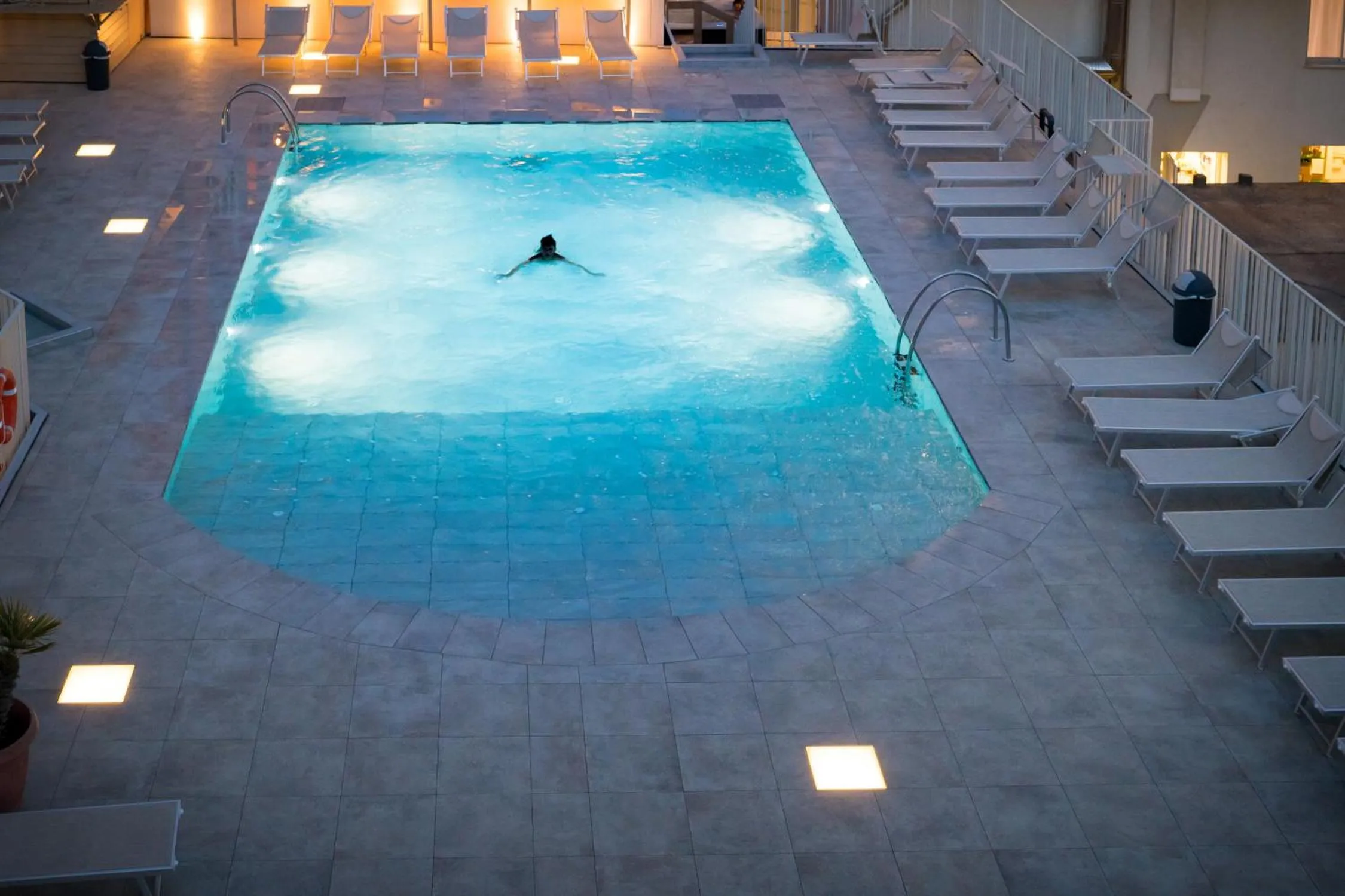 Swimming pool in Hotel Villa Maria
