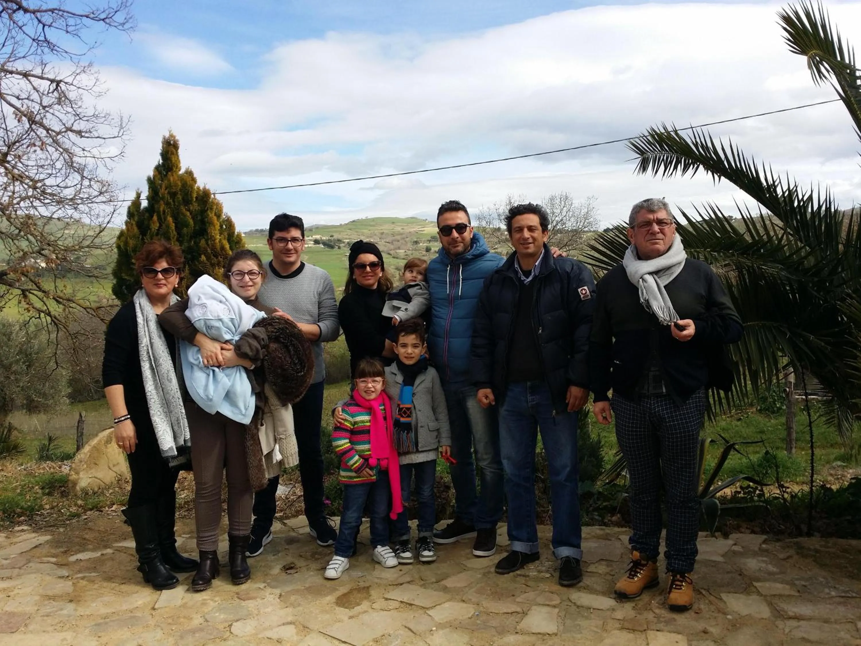 group of guests in Agriturismo San Pietro