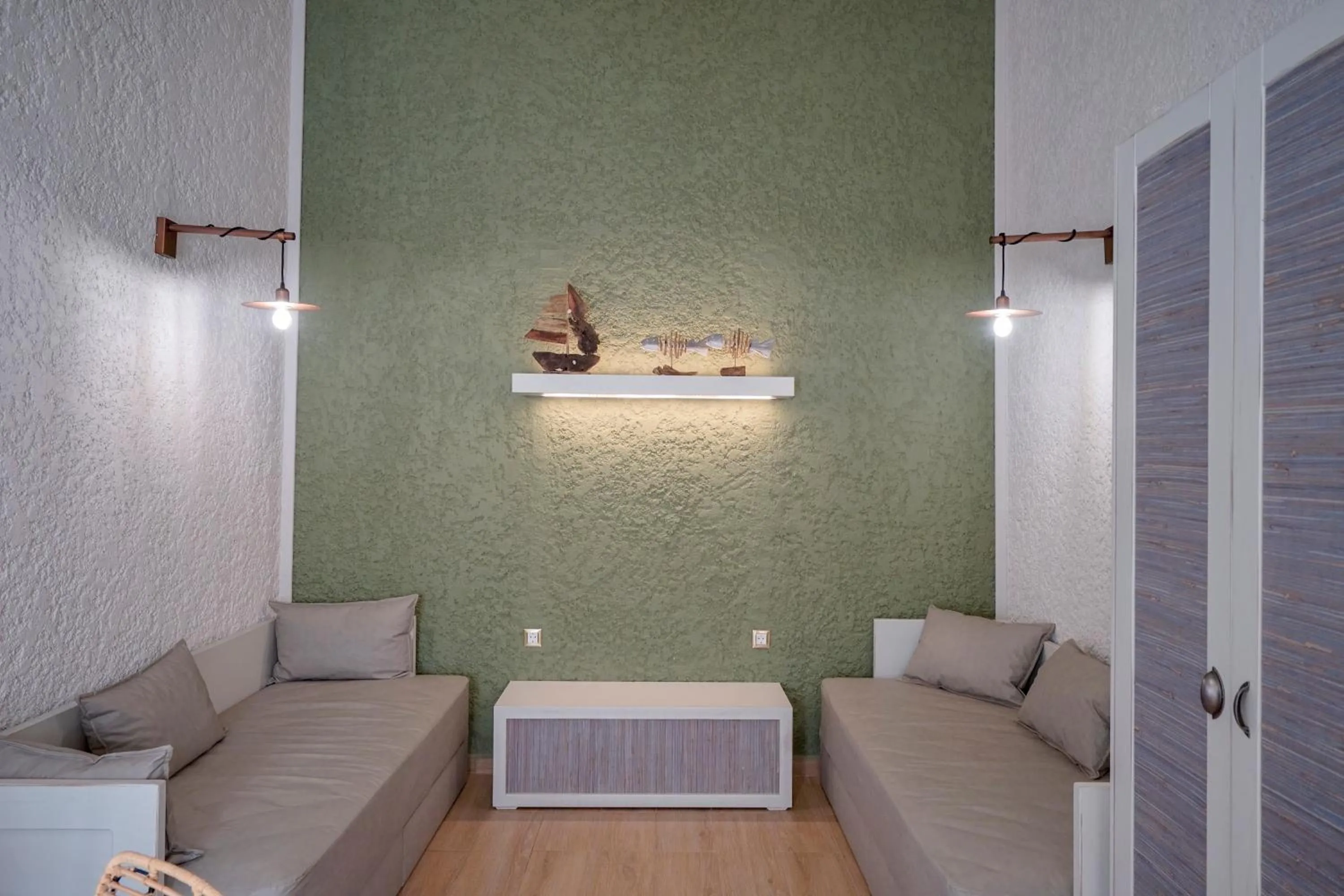 Seating area in Flamingos Hotel Apartments