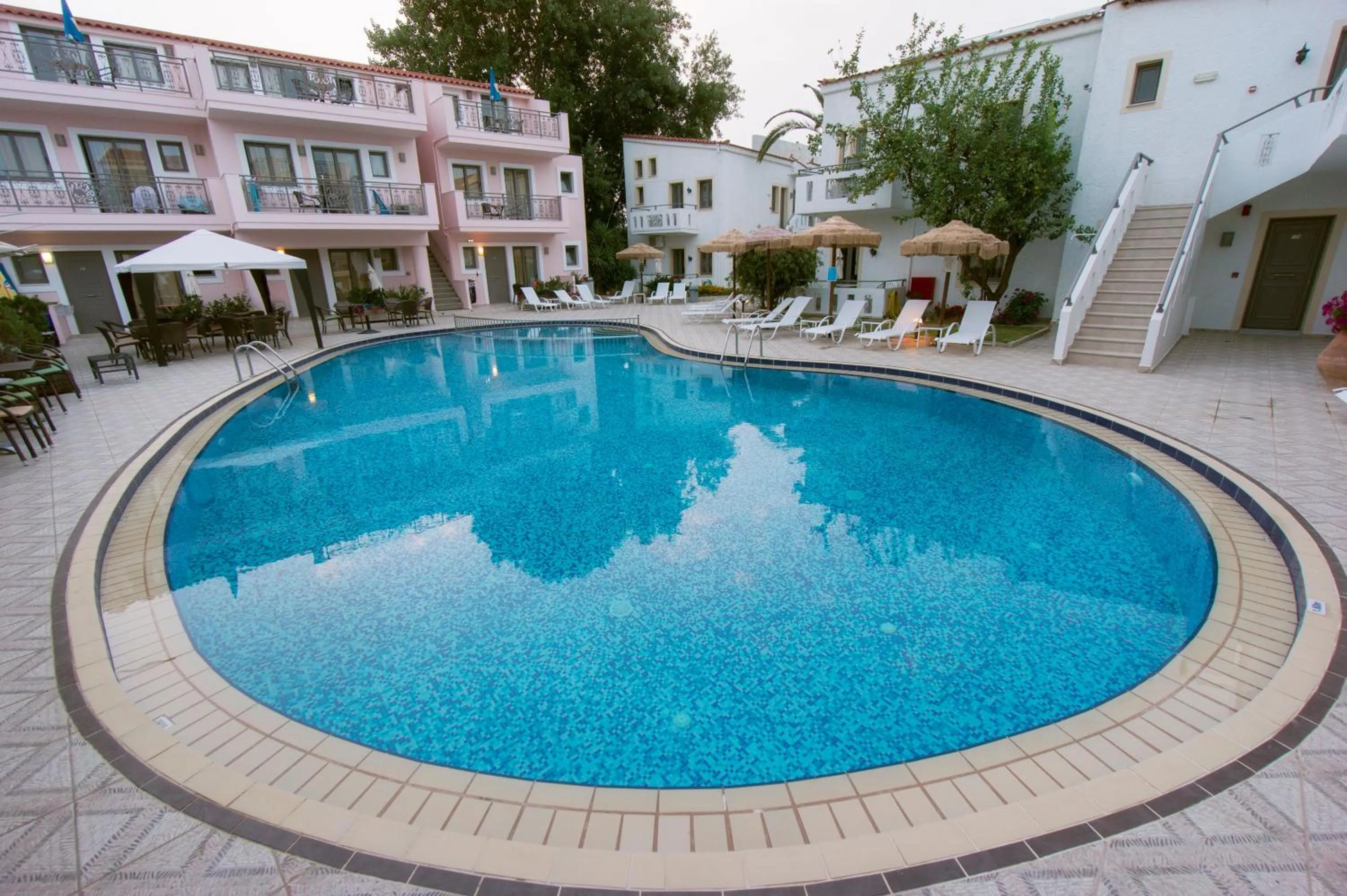 Swimming pool in Flamingos Hotel Apartments