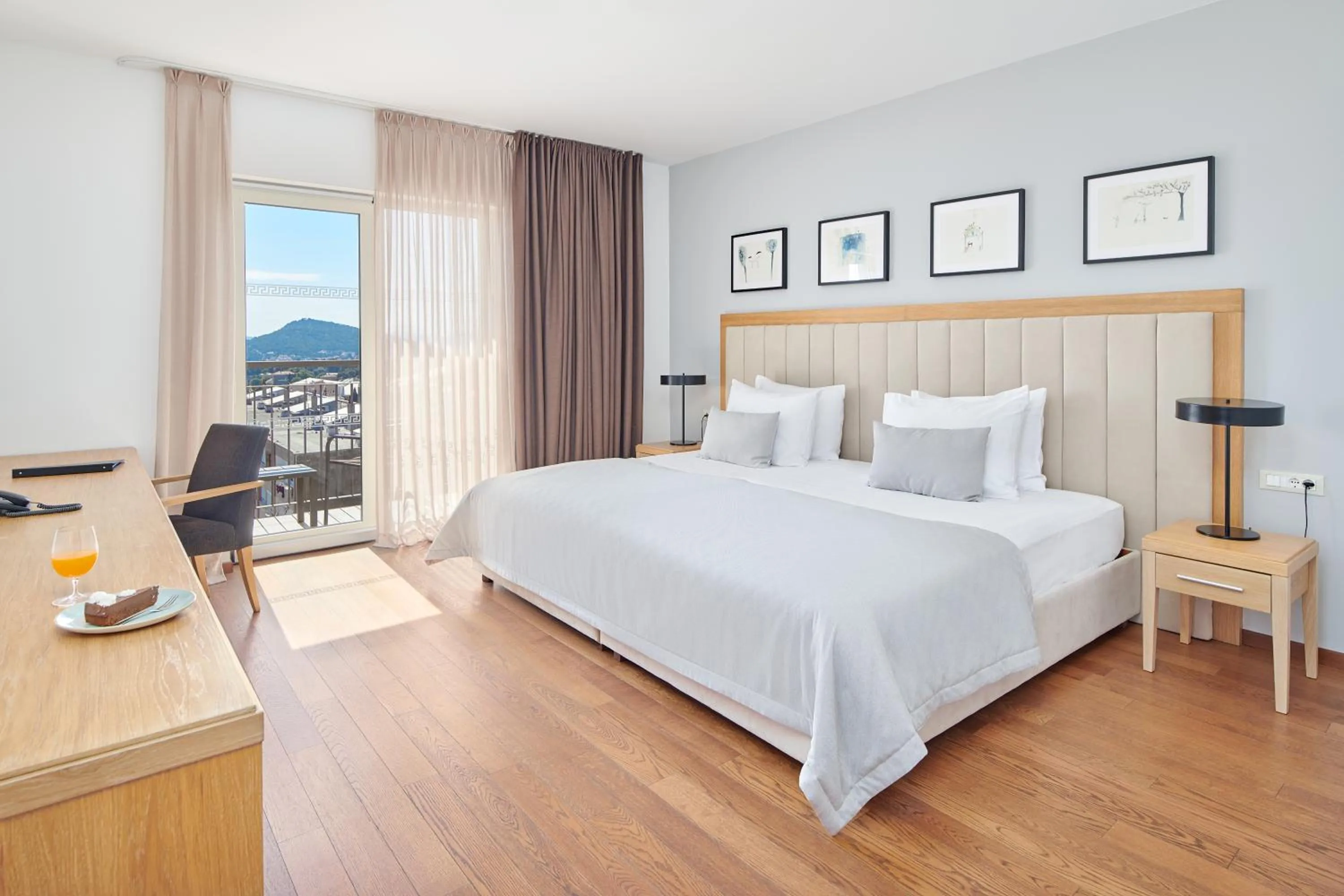 Bed in Dioklecijan Hotel & Residence