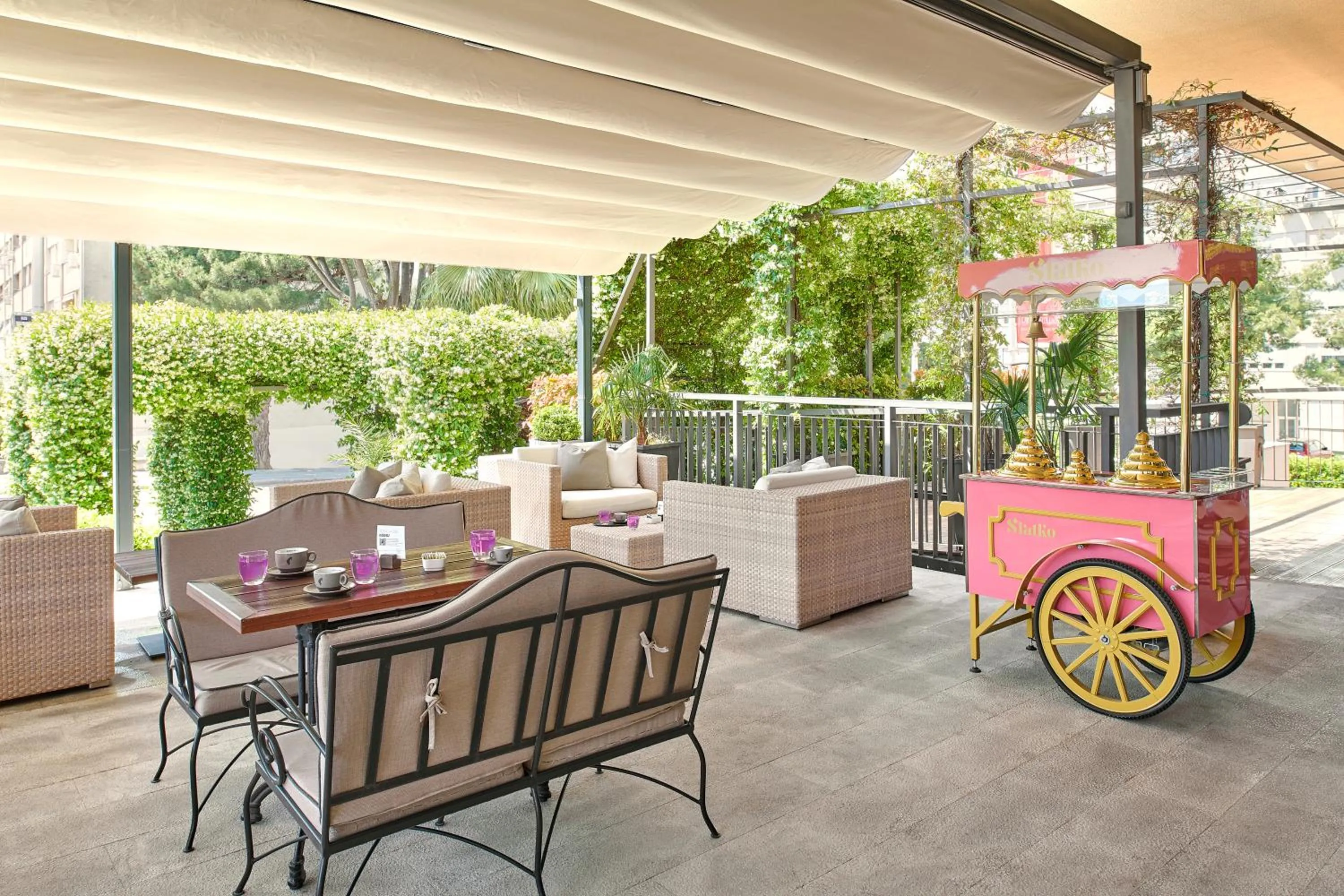 Patio in Dioklecijan Hotel & Residence