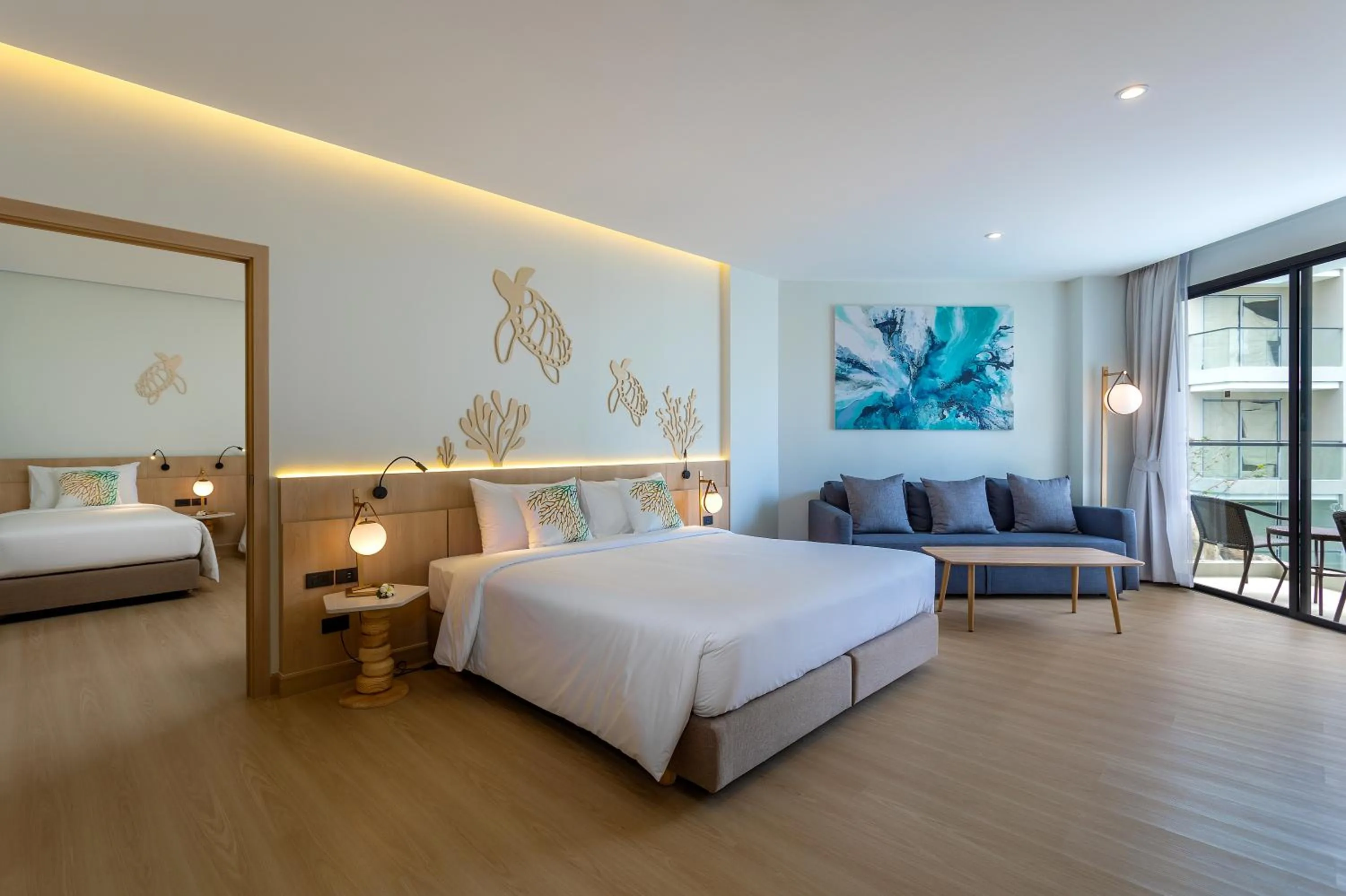 Bed in Phuket Emerald Beach Resort