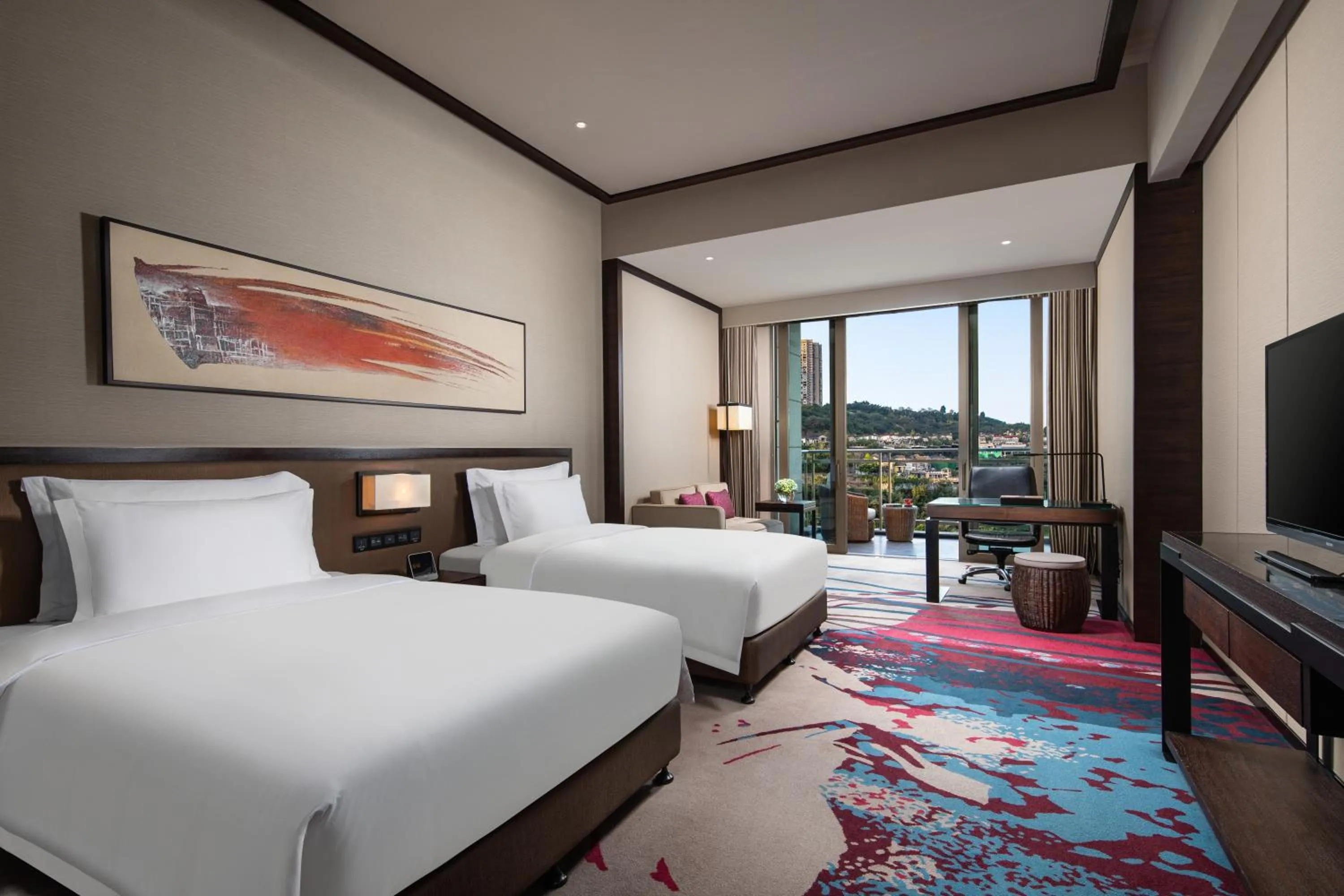 Bed in Crowne Plaza Chongqing New North Zone by IHG