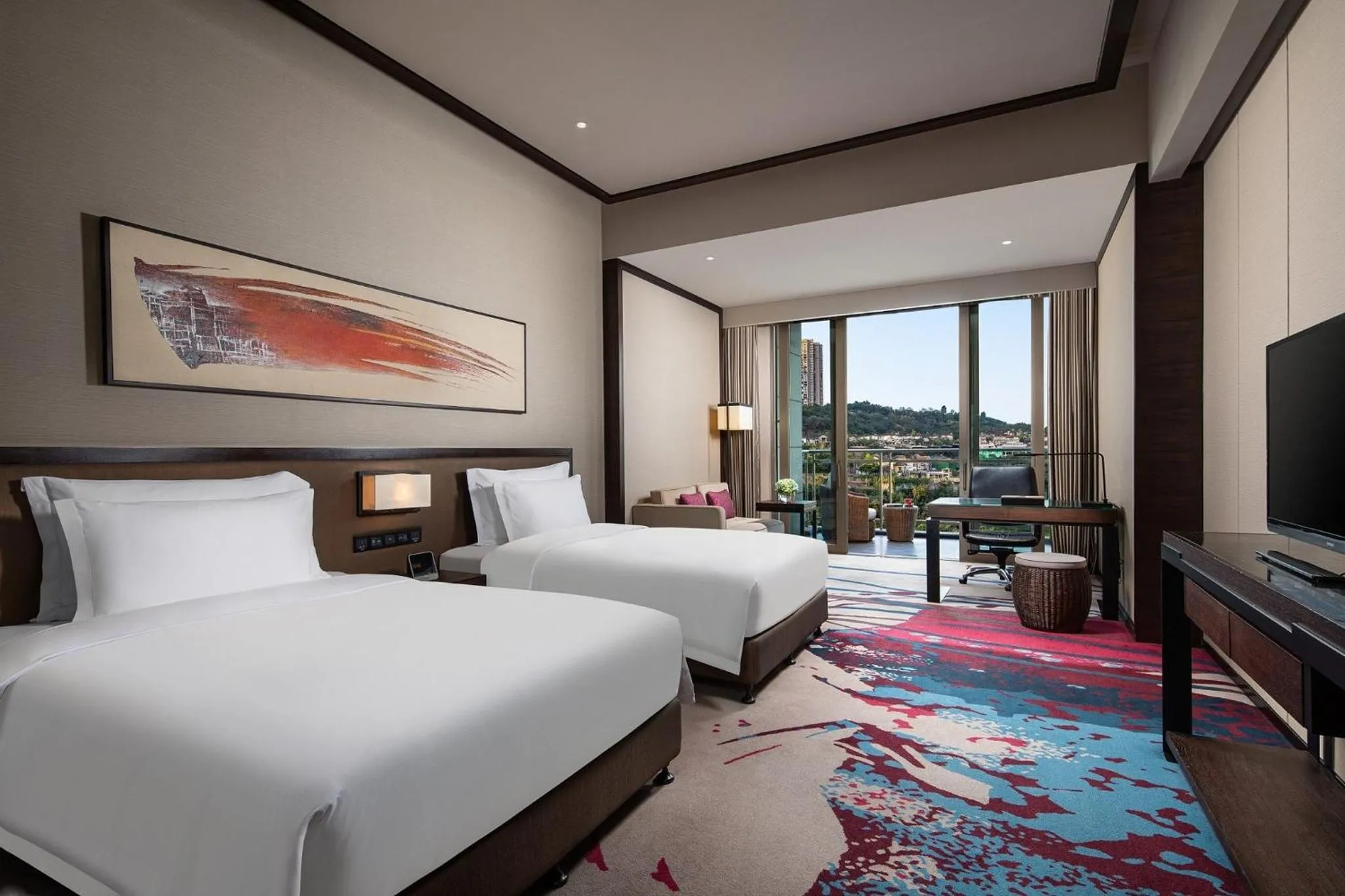 Photo of the whole room, Bed in Crowne Plaza Chongqing New North Zone by IHG
