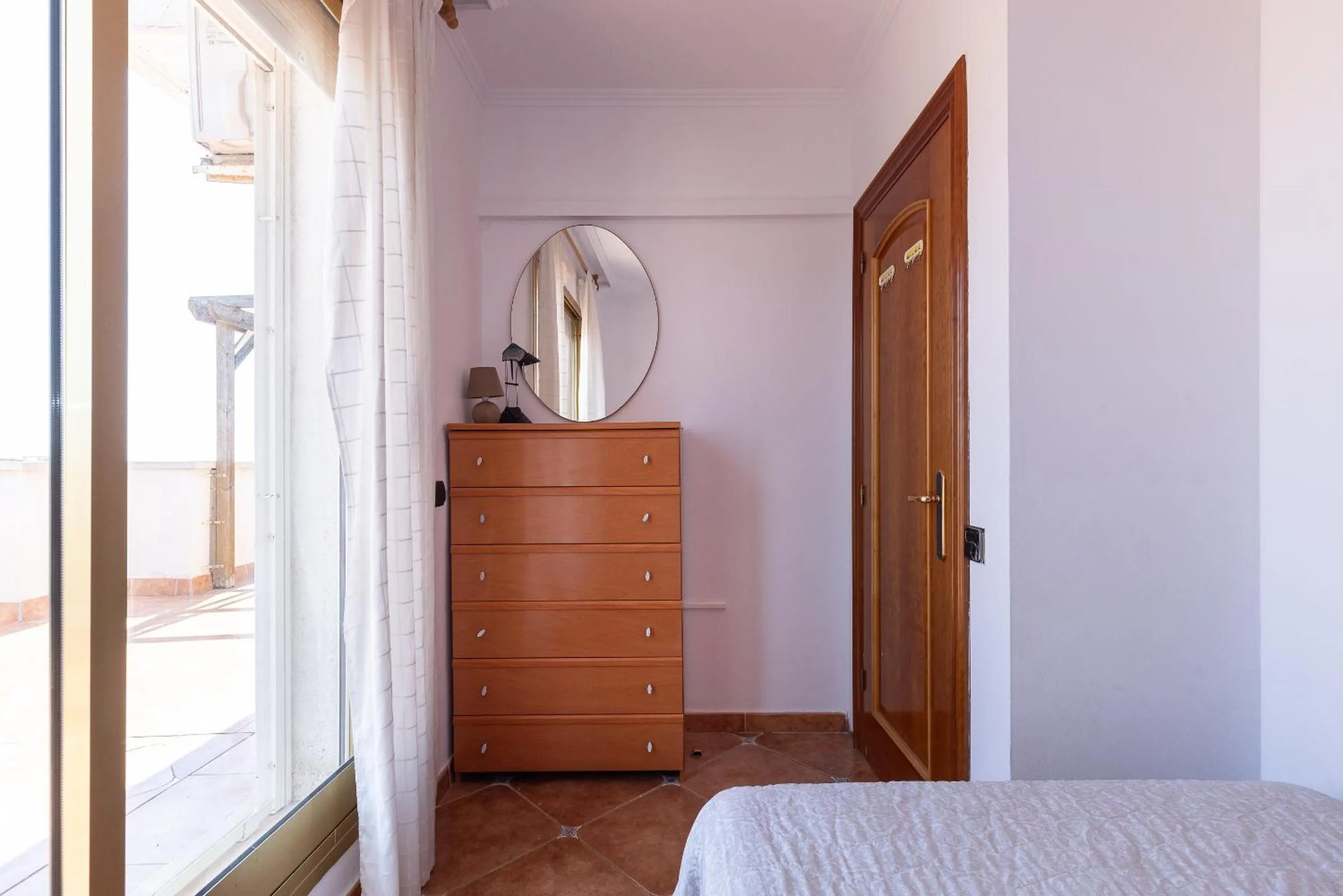 Bedroom, Bed in Neia Apartment Planet Costa Dorada