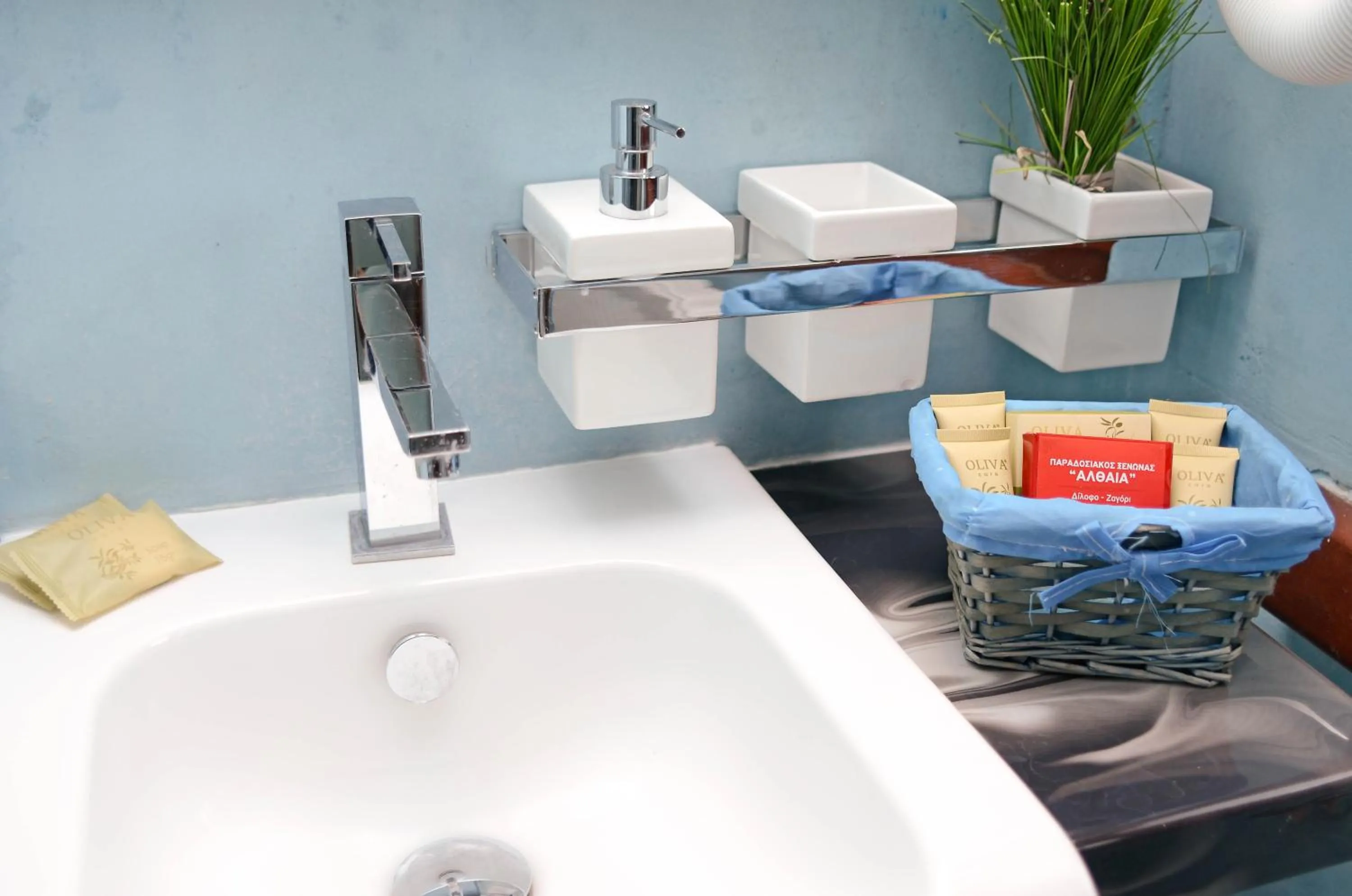 Bathroom in Dilofo Hotel Luxury Suites