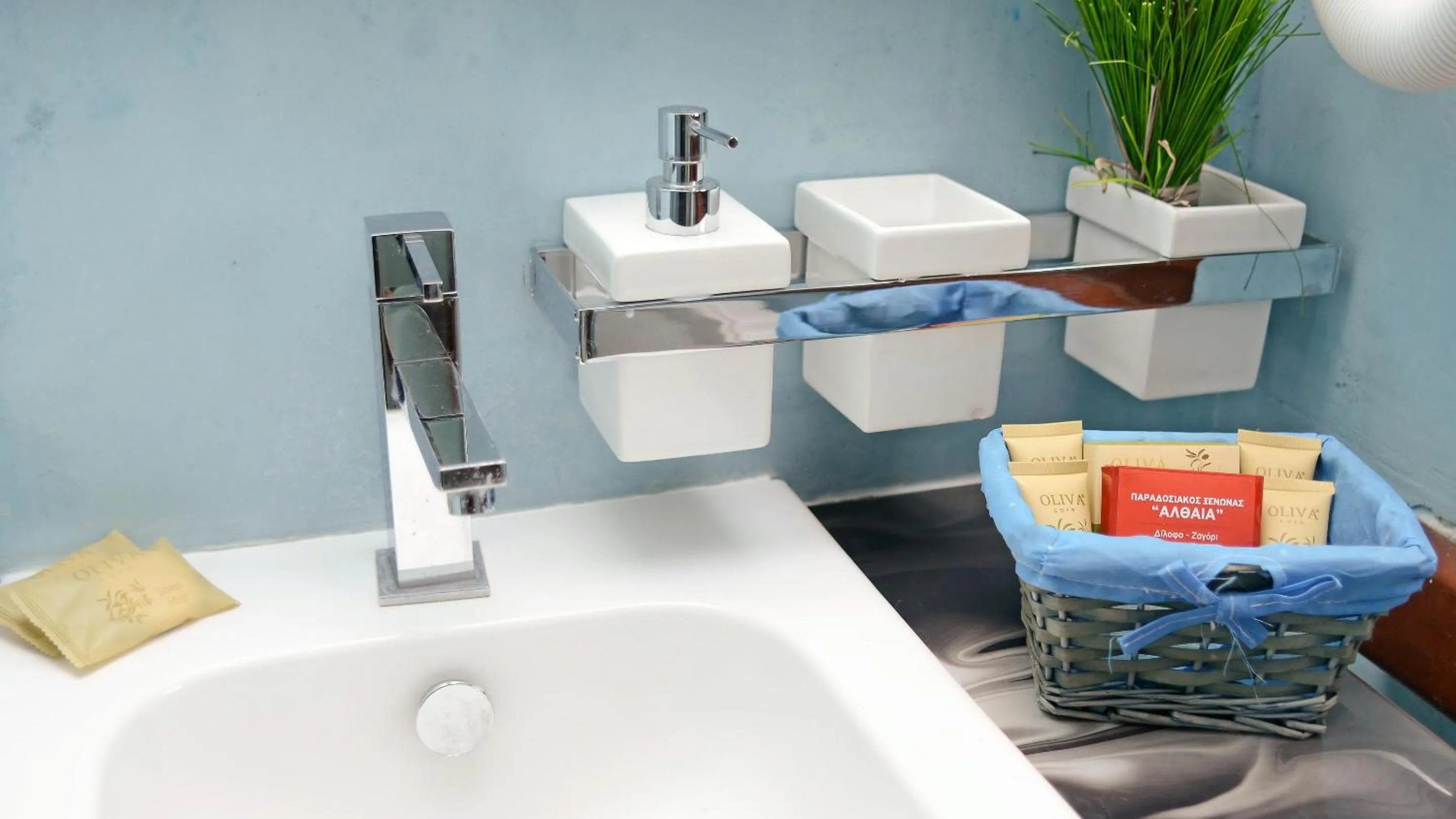 Bathroom in Dilofo Hotel Luxury Suites