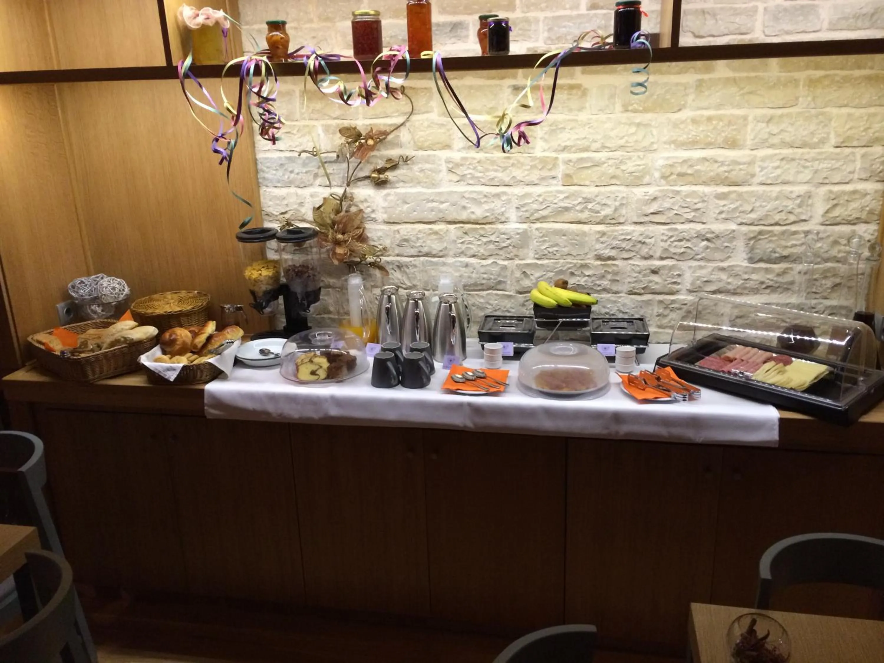 Buffet breakfast in Dilofo Hotel Luxury Suites