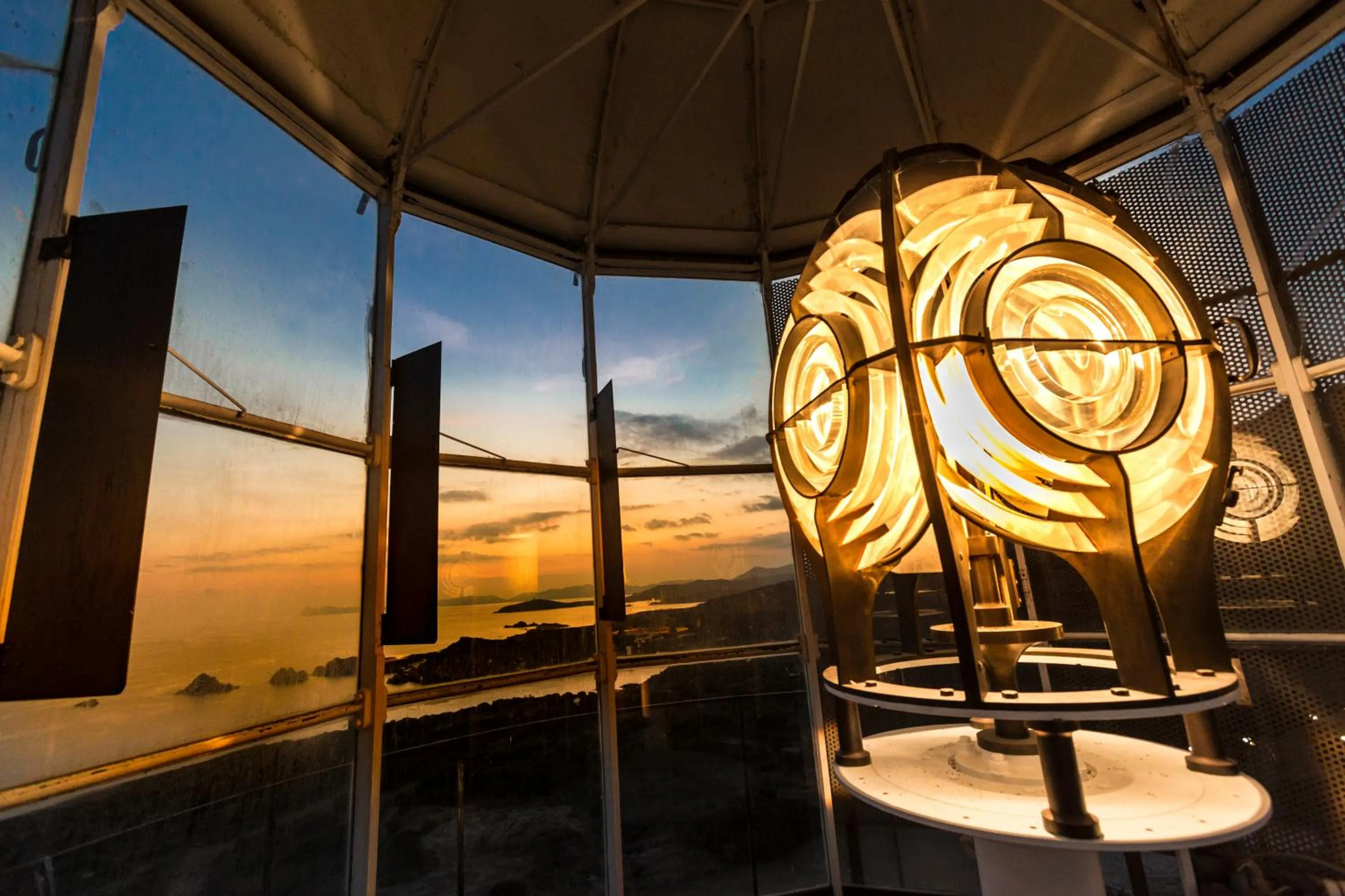 Sunset in Faro Capo Spartivento