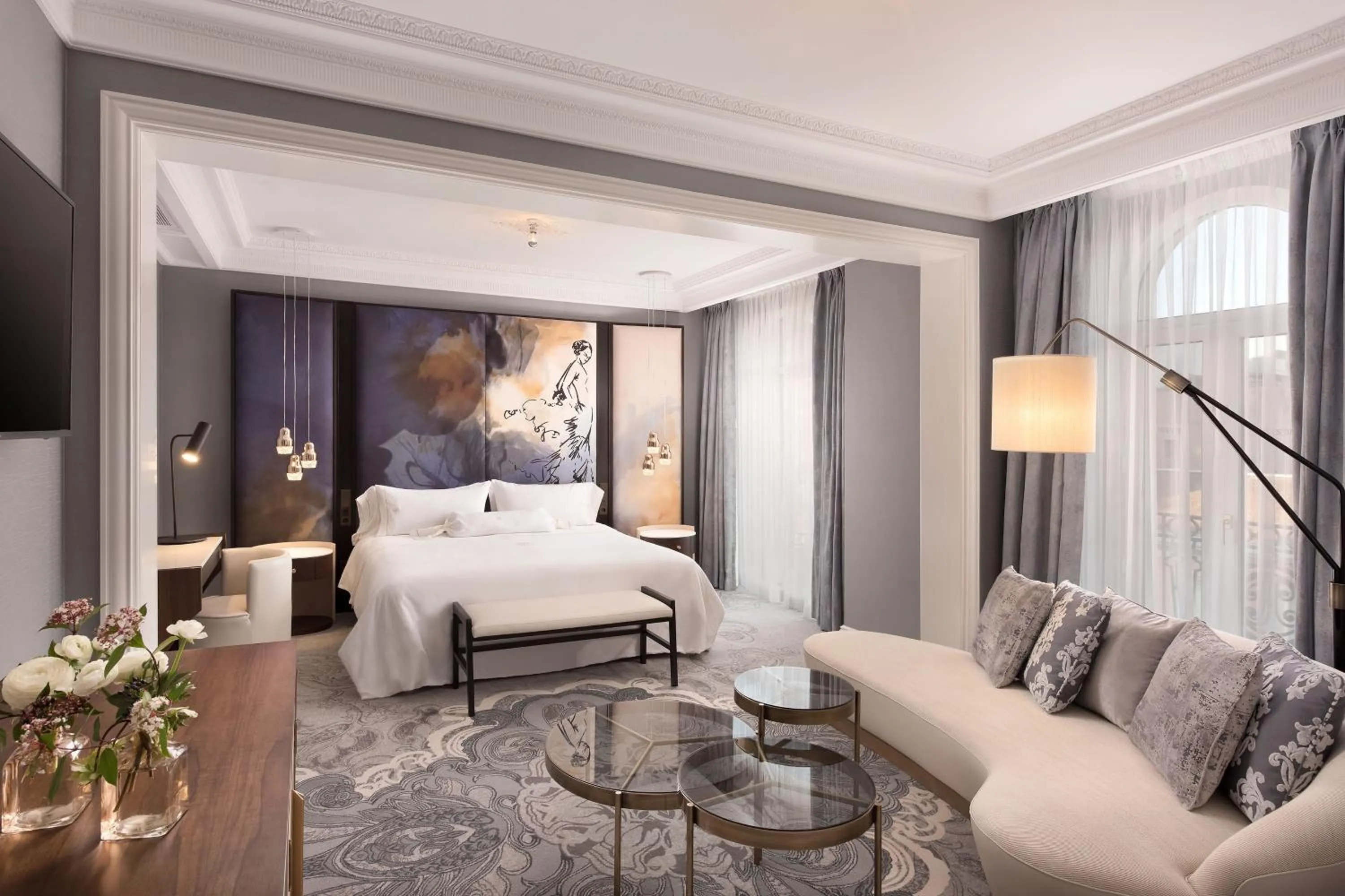 Bedroom, Bed in The Palace, a Luxury Collection Hotel, Madrid