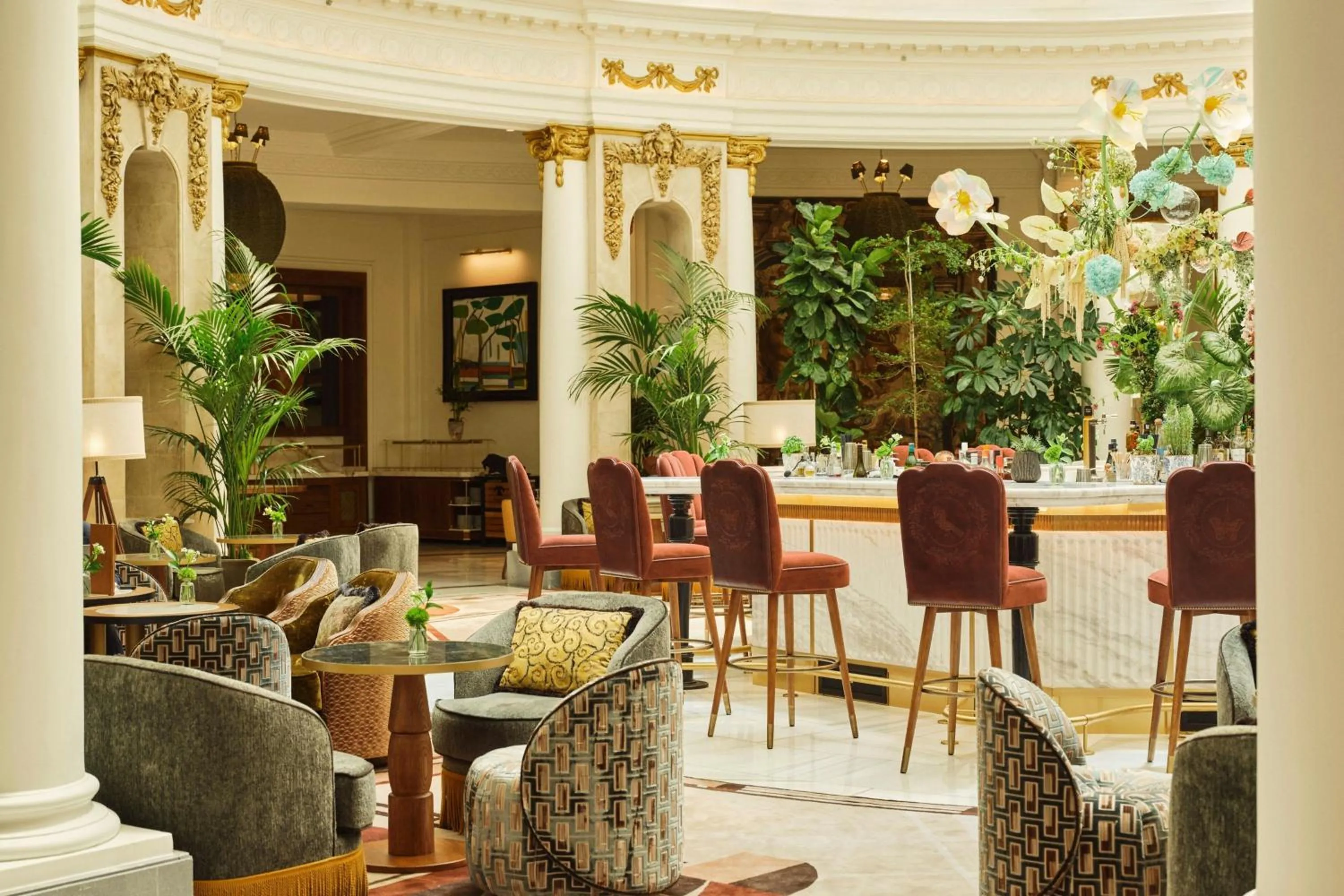 Lounge or bar in The Palace, a Luxury Collection Hotel, Madrid