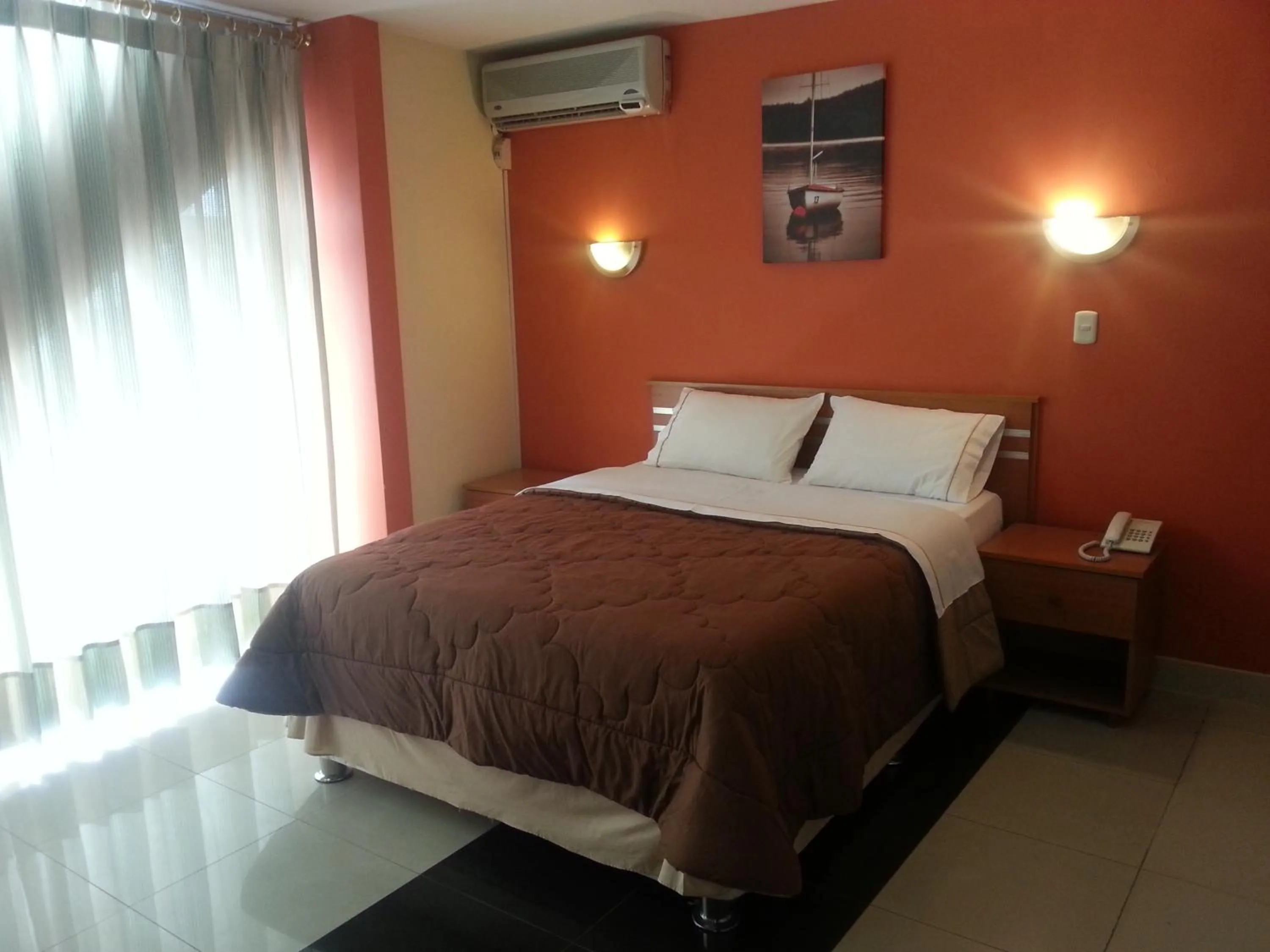 Decorative detail, Bed in Libertad Hotel