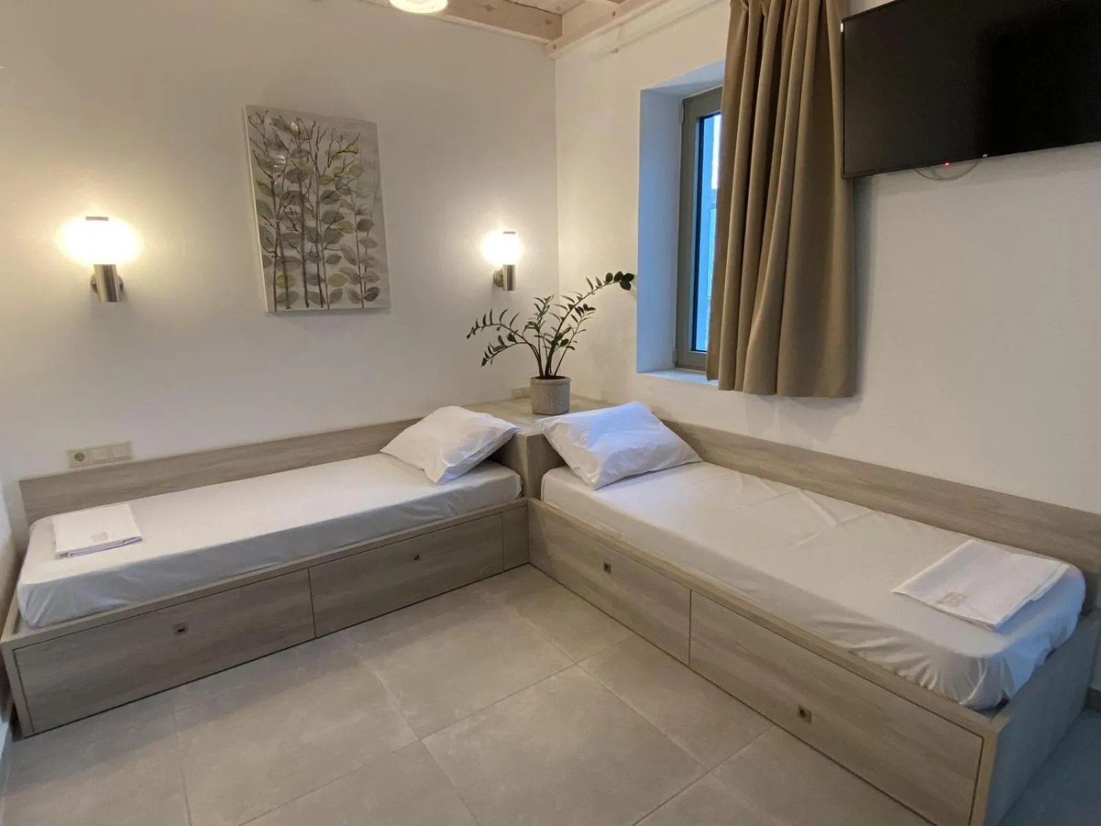 Bed in Matala Prime Villas