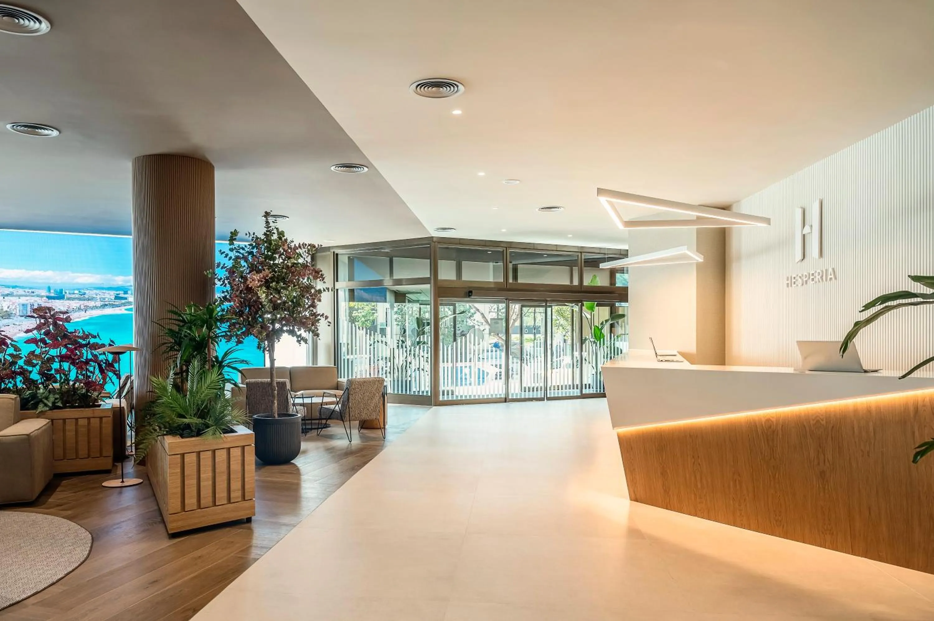 Lobby or reception in Hesperia Barcelona Sant Just