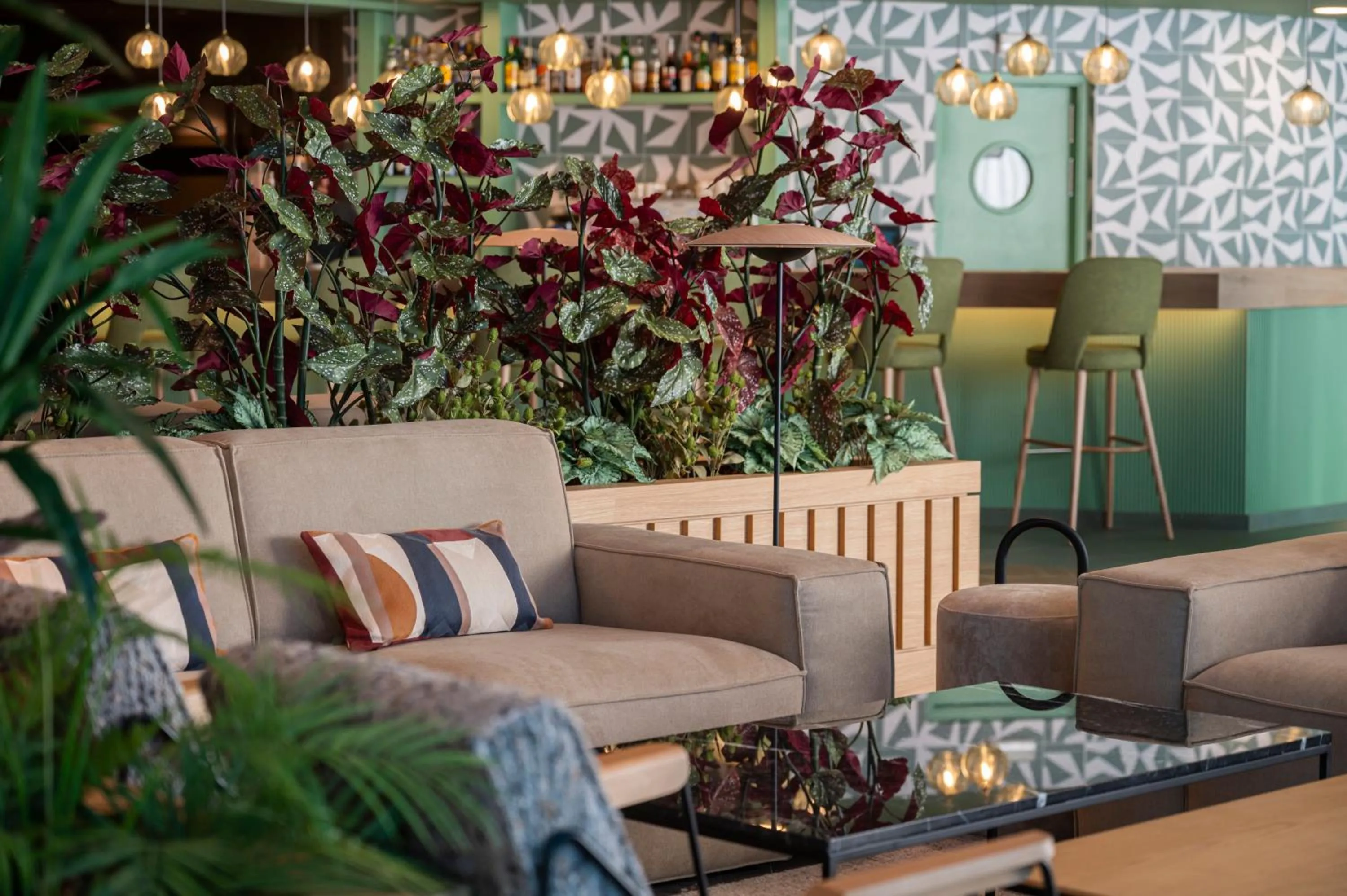 Communal lounge/ TV room in Hesperia Barcelona Sant Just