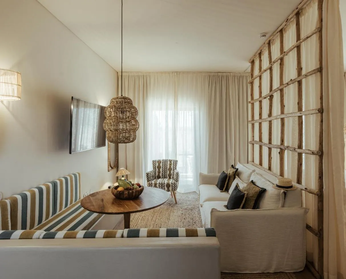 Seating area in AlmaLusa Comporta