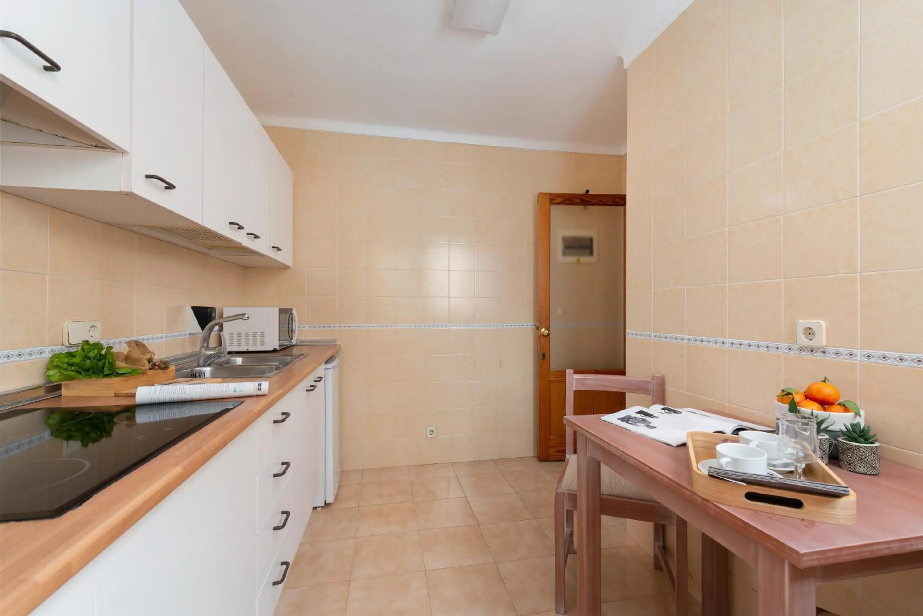 kitchen in Apartamentos Carlos V