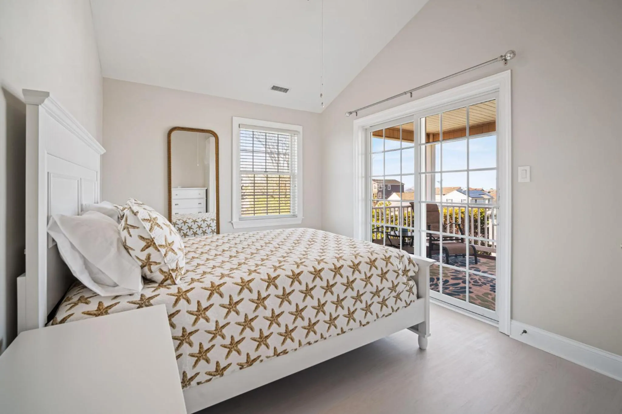 Bedroom, Bed in Exquisitely Large Home Block and a half to Beach