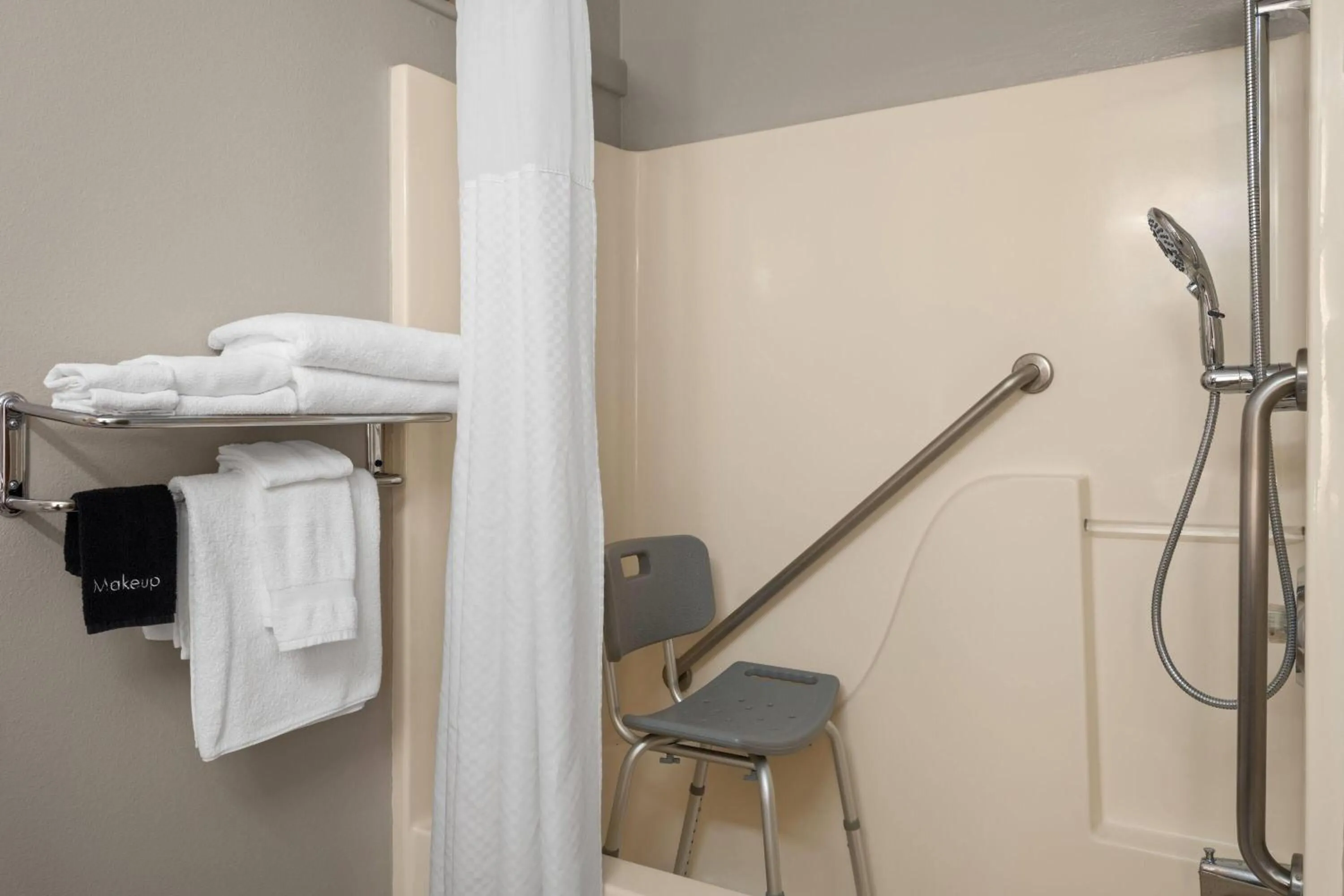 Shower in Super 8 by Wyndham Lewistown