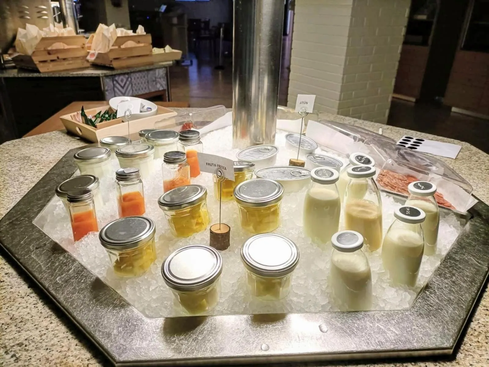 Buffet breakfast in Travelodge Barcelona del Vallés