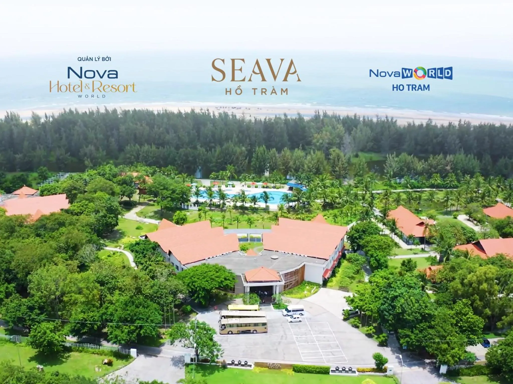 Bird's eye view in Seava Ho Tram Beach Resort