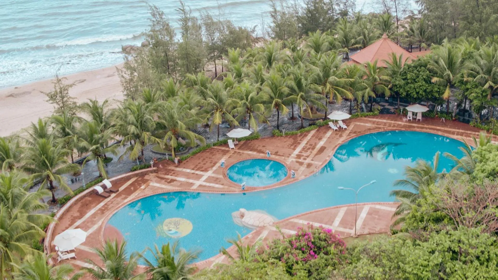 Swimming pool in Seava Ho Tram Beach Resort