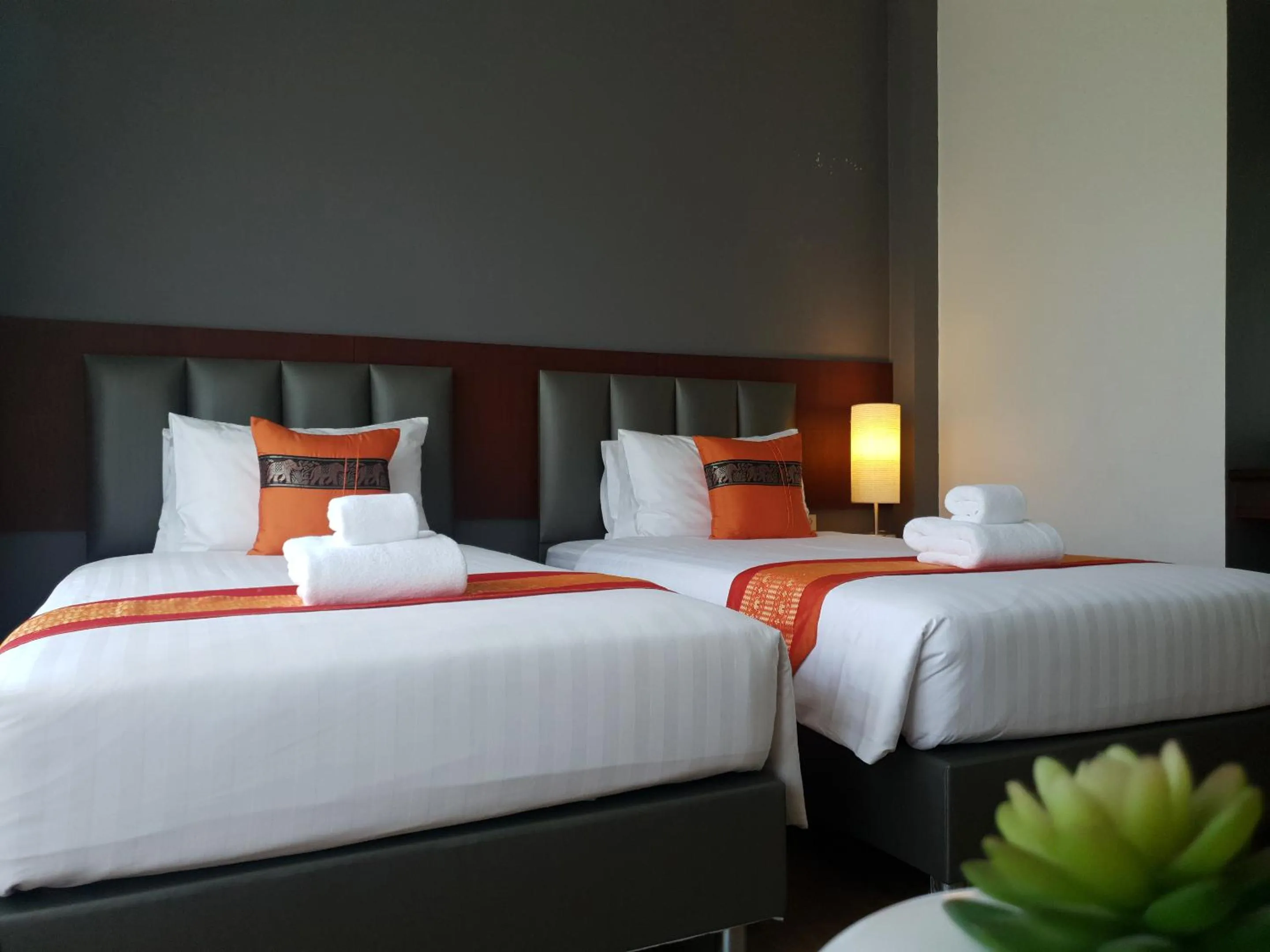 Bed in The Fusion Resort Hotel