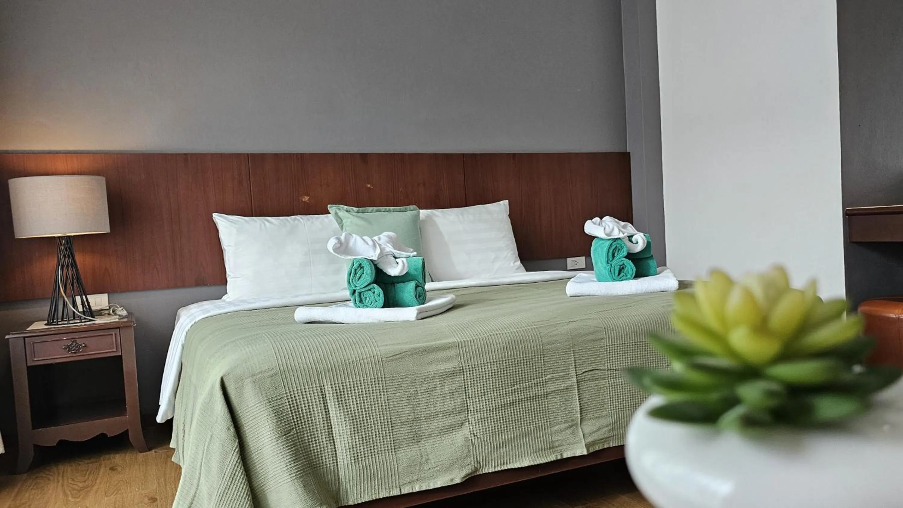 Bed in The Fusion Resort Hotel