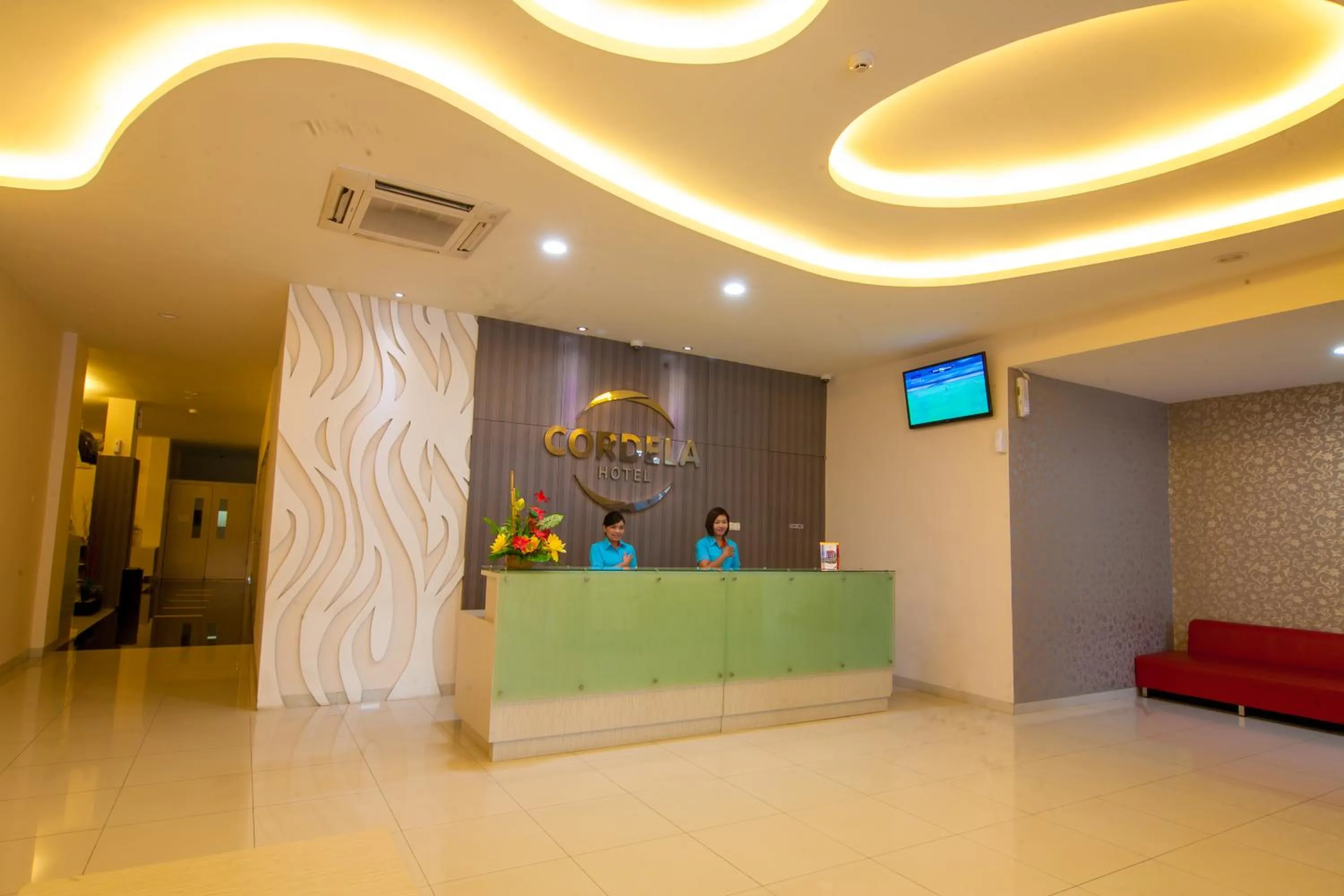 Lobby or reception in Cordela Hotel Medan