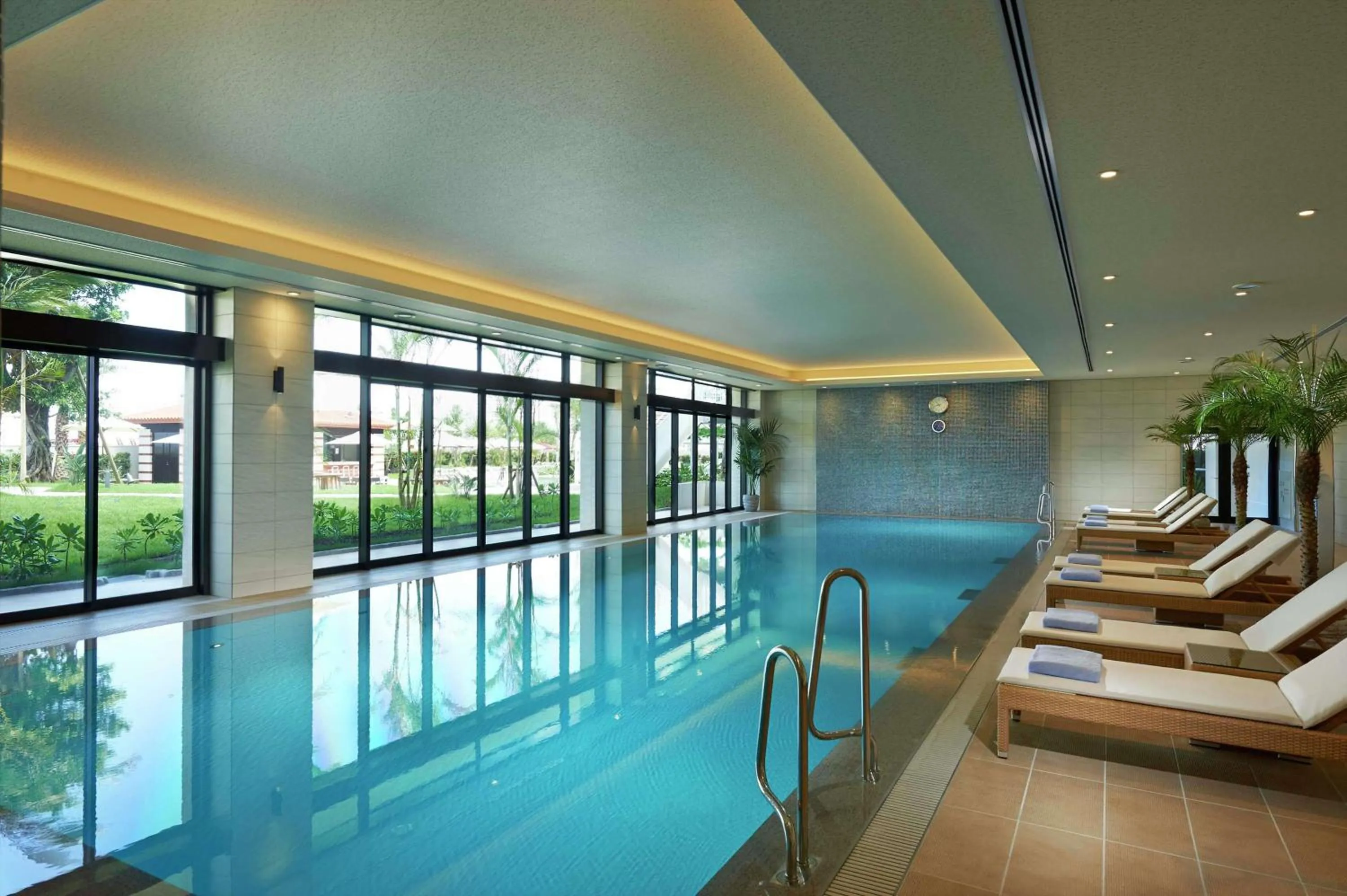 Pool view in Hilton Okinawa Chatan Resort